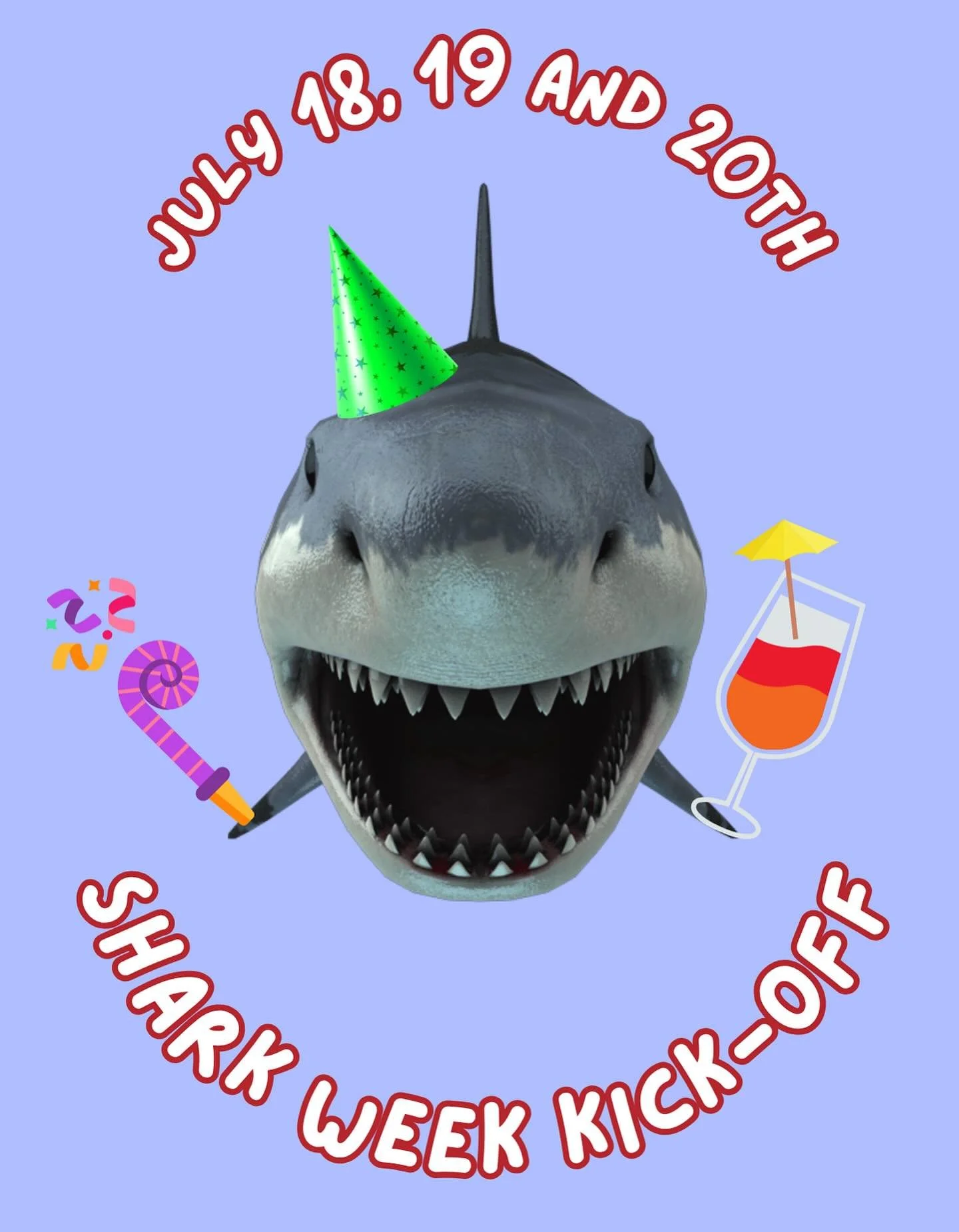 ‼️ WARNING: SHARK ZONE ‼️

We&rsquo;re gilling up for a JAW-SOME weekend at NOMZ July 18th - 20th as we head into Shark Week 2025&hellip;

Come check out our FIN-TASTIC specials as we pay homage to our graceful, terrifyingly awesome friends of the de