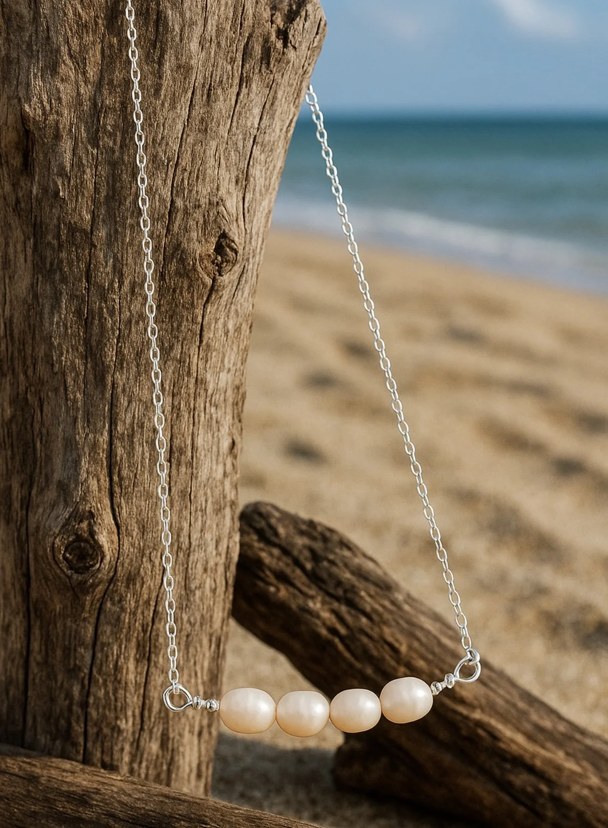 Sterling Silver Bar Necklace