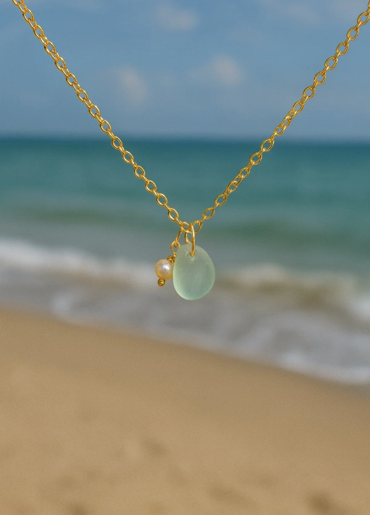 Seafoam + pearls