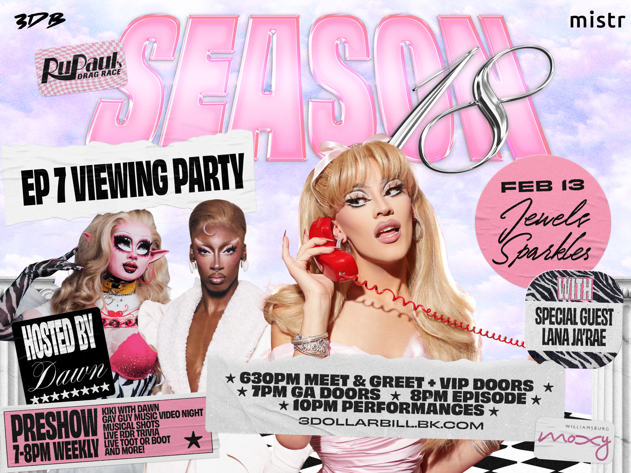 RuPaul’s Drag Race Viewing Party with Jewels Sparkles