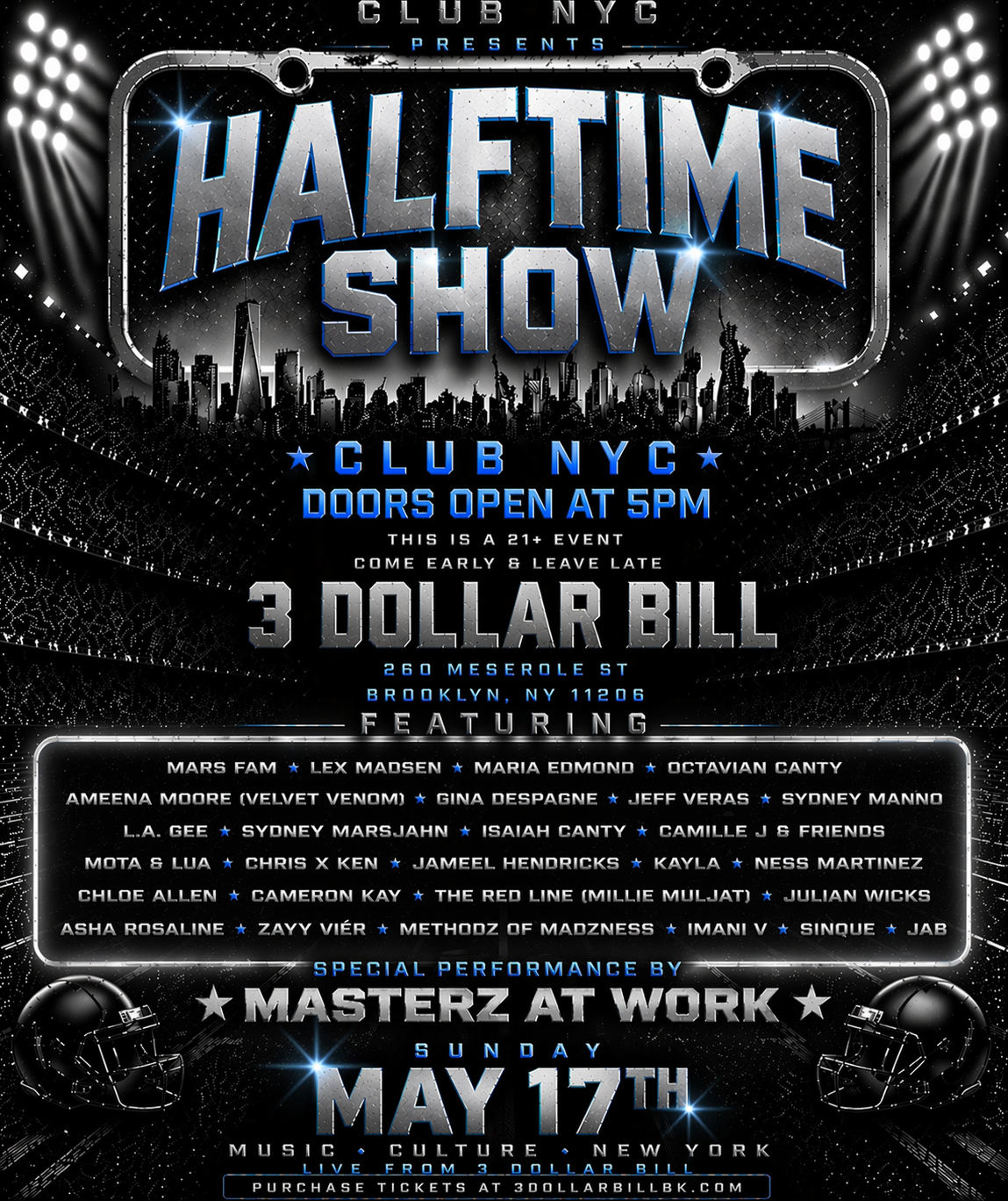 Club NYC Presents THE HALFTIME SHOW