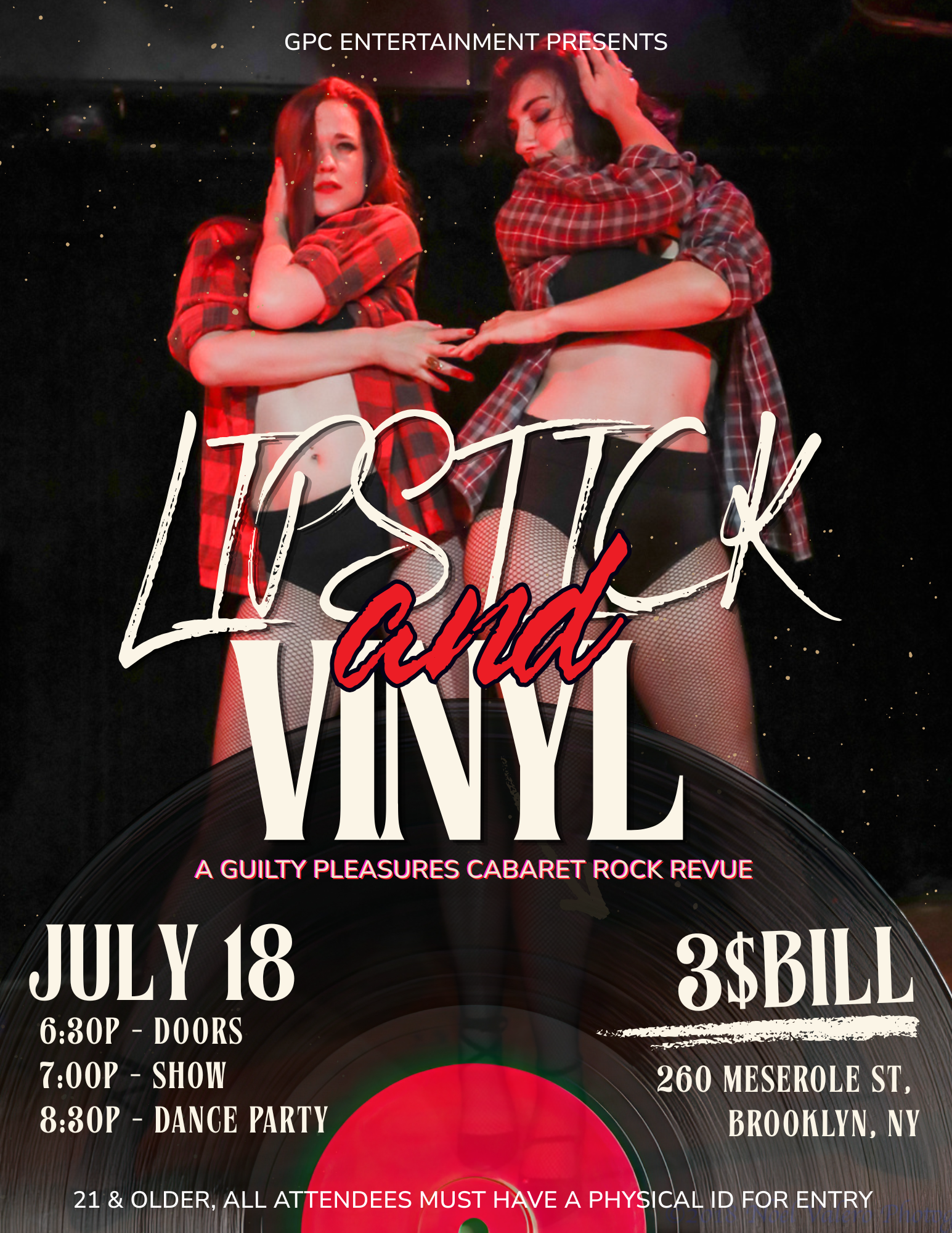 Lipstick &amp; Vinyl — A Guilty Pleasures Cabaret Rock Revue