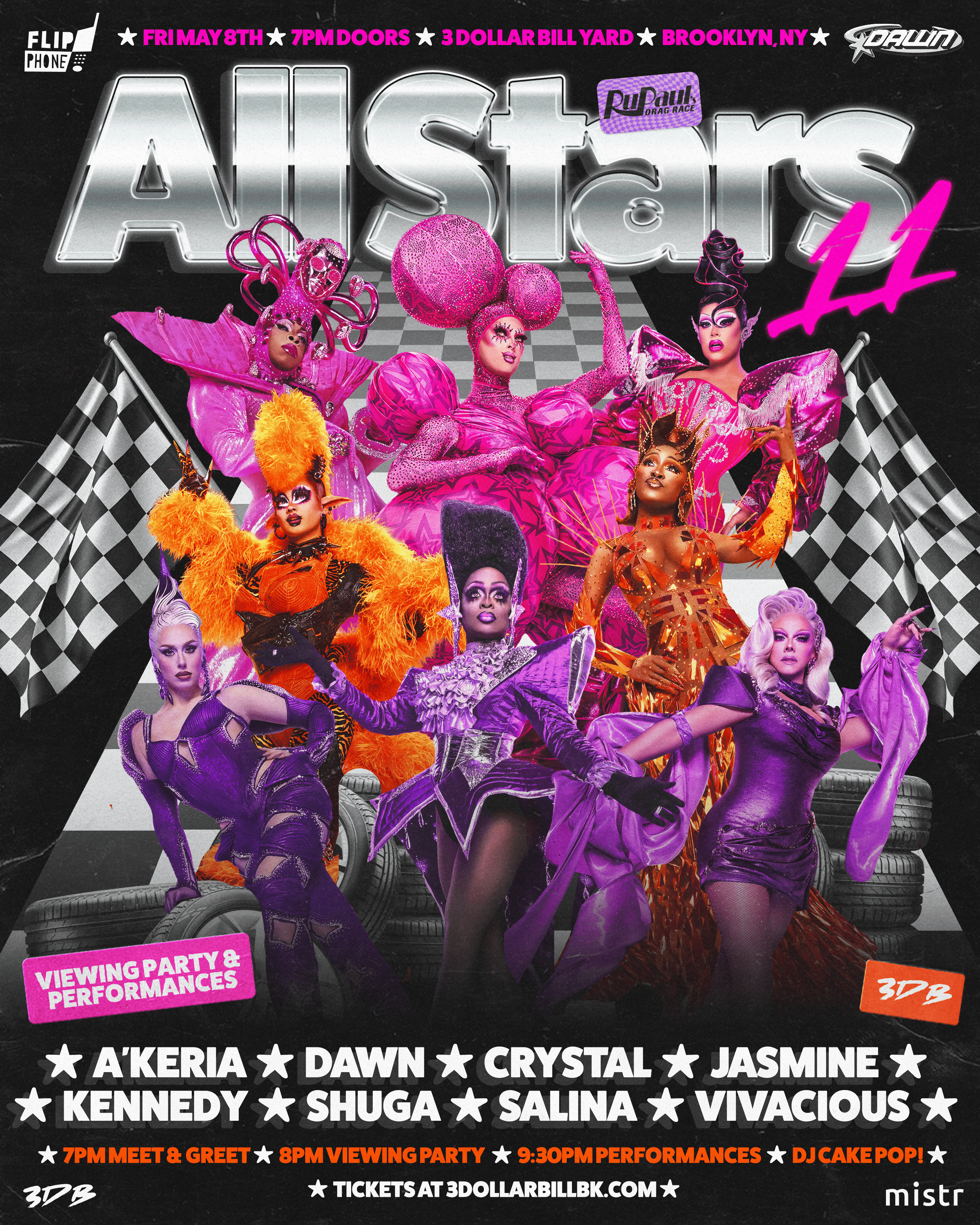 ALL STARS 11 PREMIERE with Crystal, Dawn, A’keria, Kennedy, Jasmine, Salina Shuga, Vivacious!