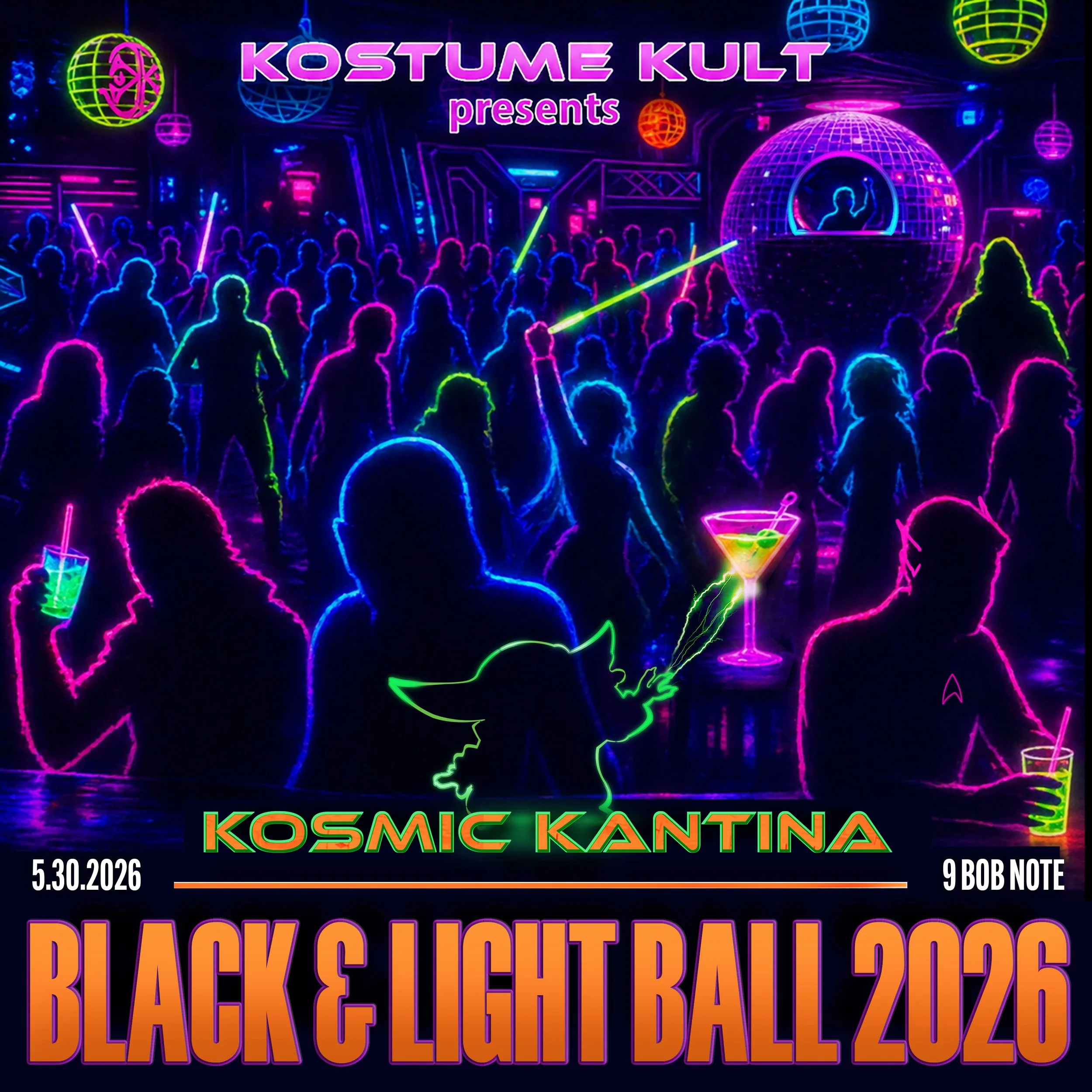 Kostume Kult's Black &amp; Light Ball 2026