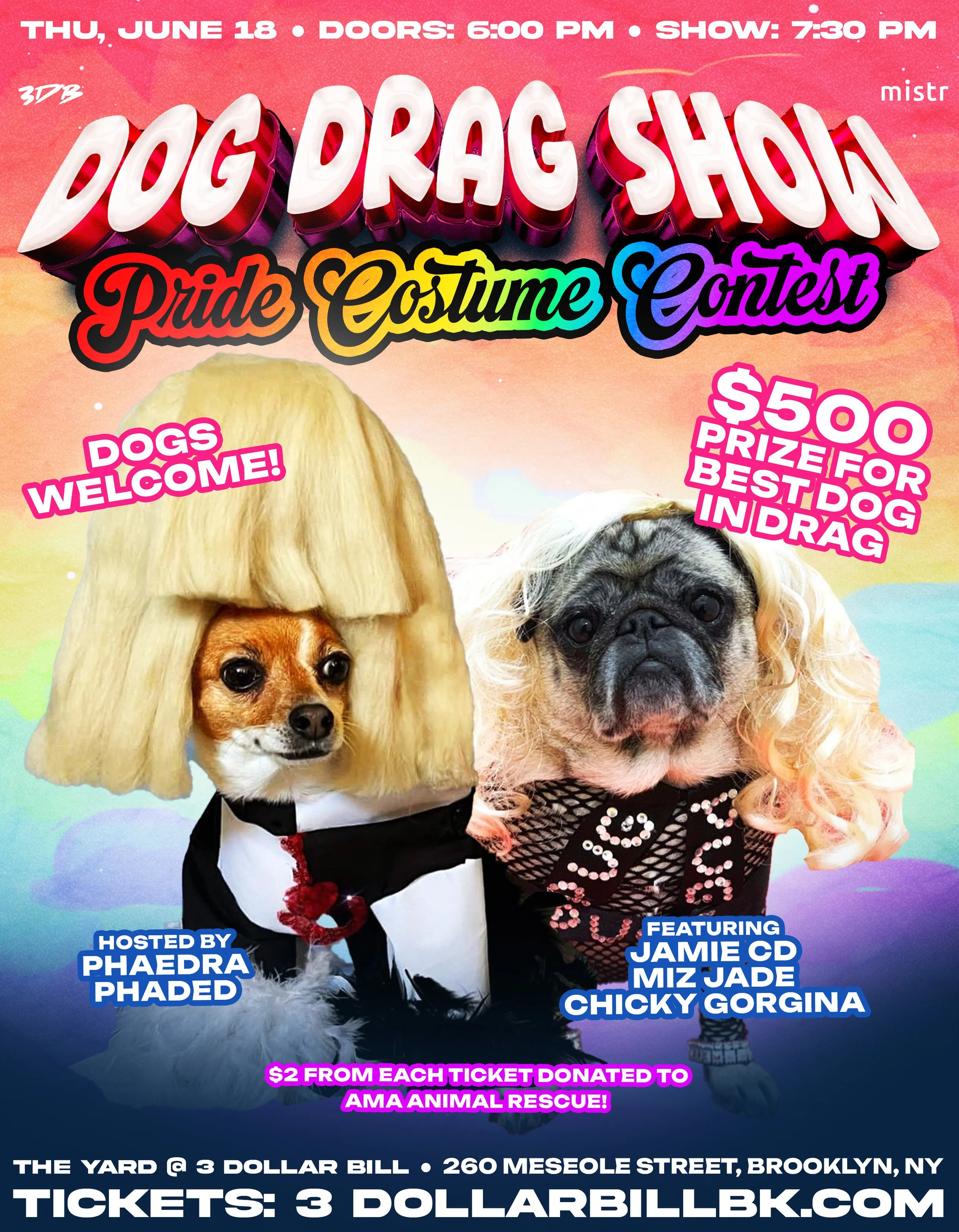 Dog Drag Show Pride Costume Contest