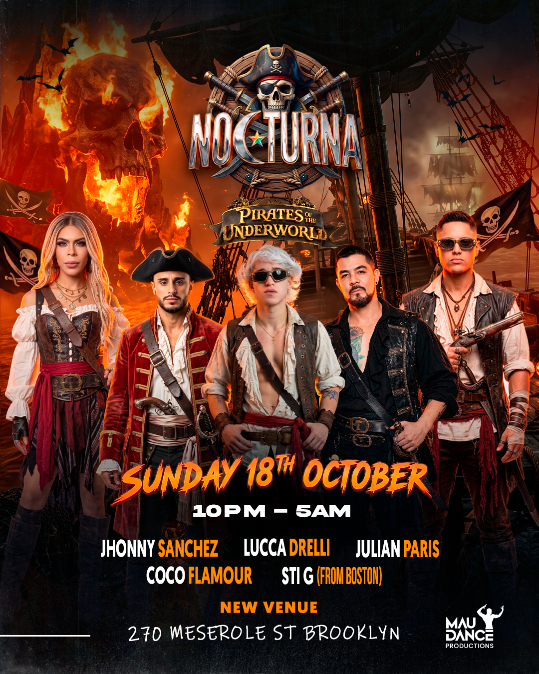 NOCTURNA "Pirates" Circuit Party