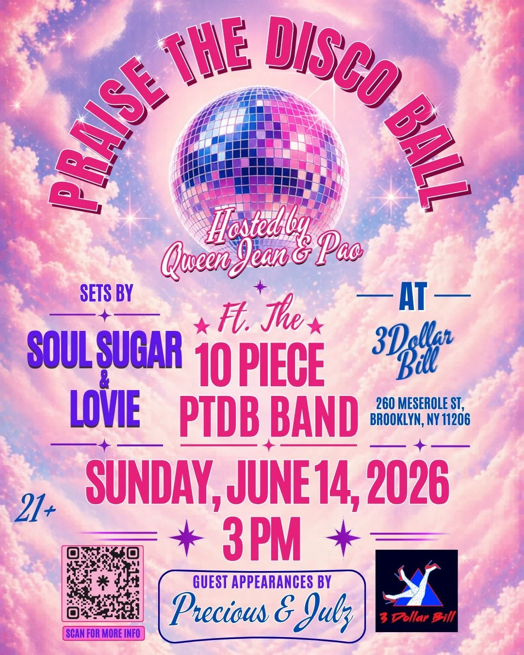 Praise the Disco Ball — 3 Dollar bill