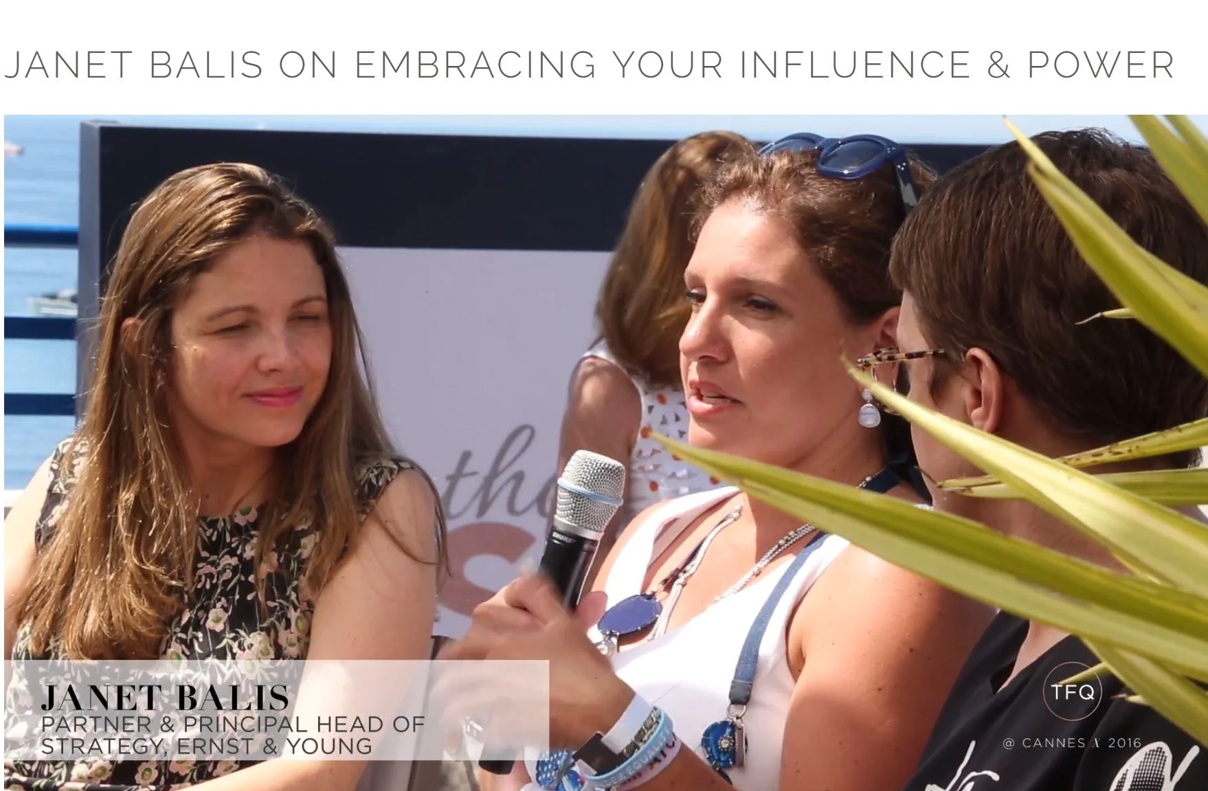 Panel at The Female Quotient on Women's Influence and Power