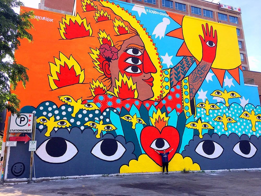 Ricardo Cavolo Montreal Mural https://ricardocavolo.com/