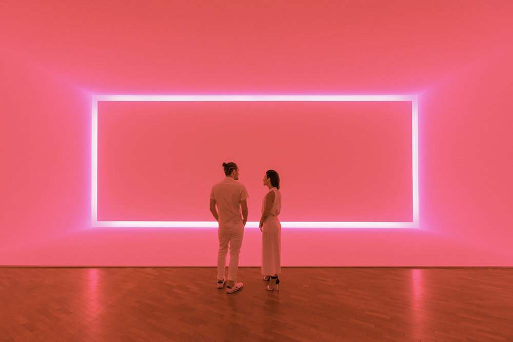 "Rather than be someone who depicted light or painted light, I want the work to be light." -James Turrell