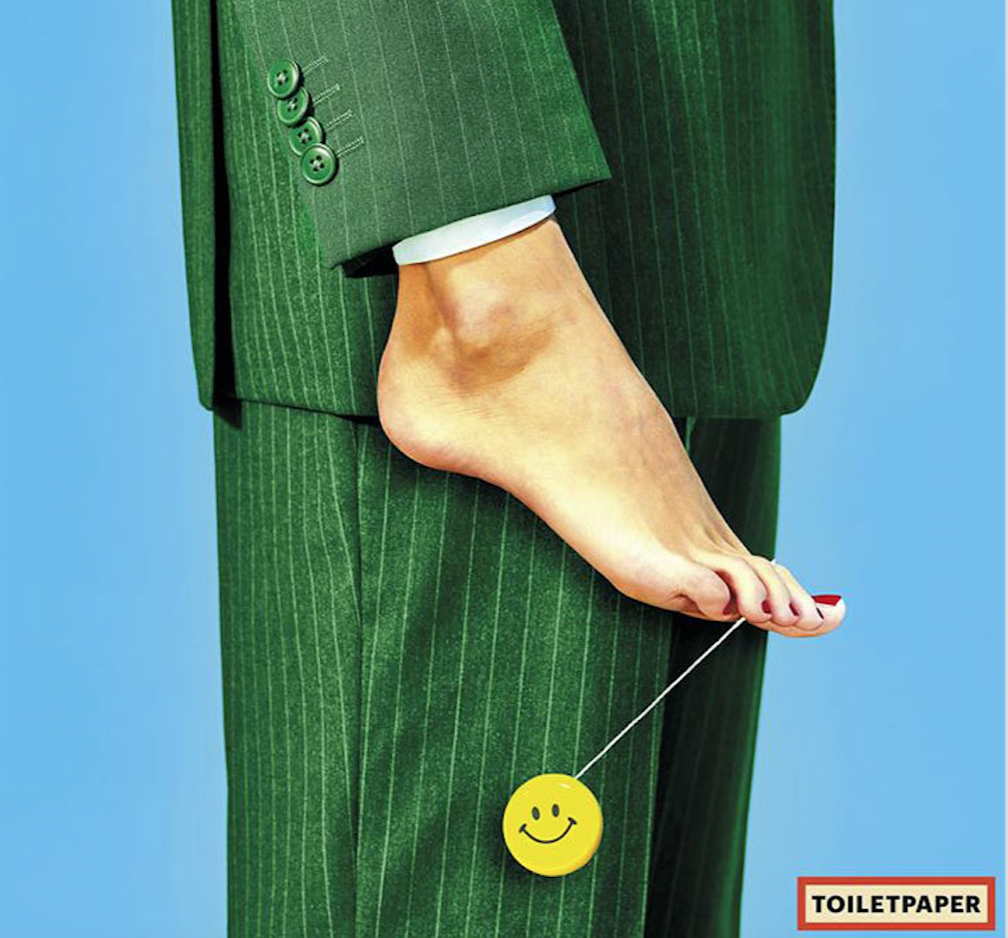 Embracing the Absurd: TOILETPAPER X Galerie Blanc 
