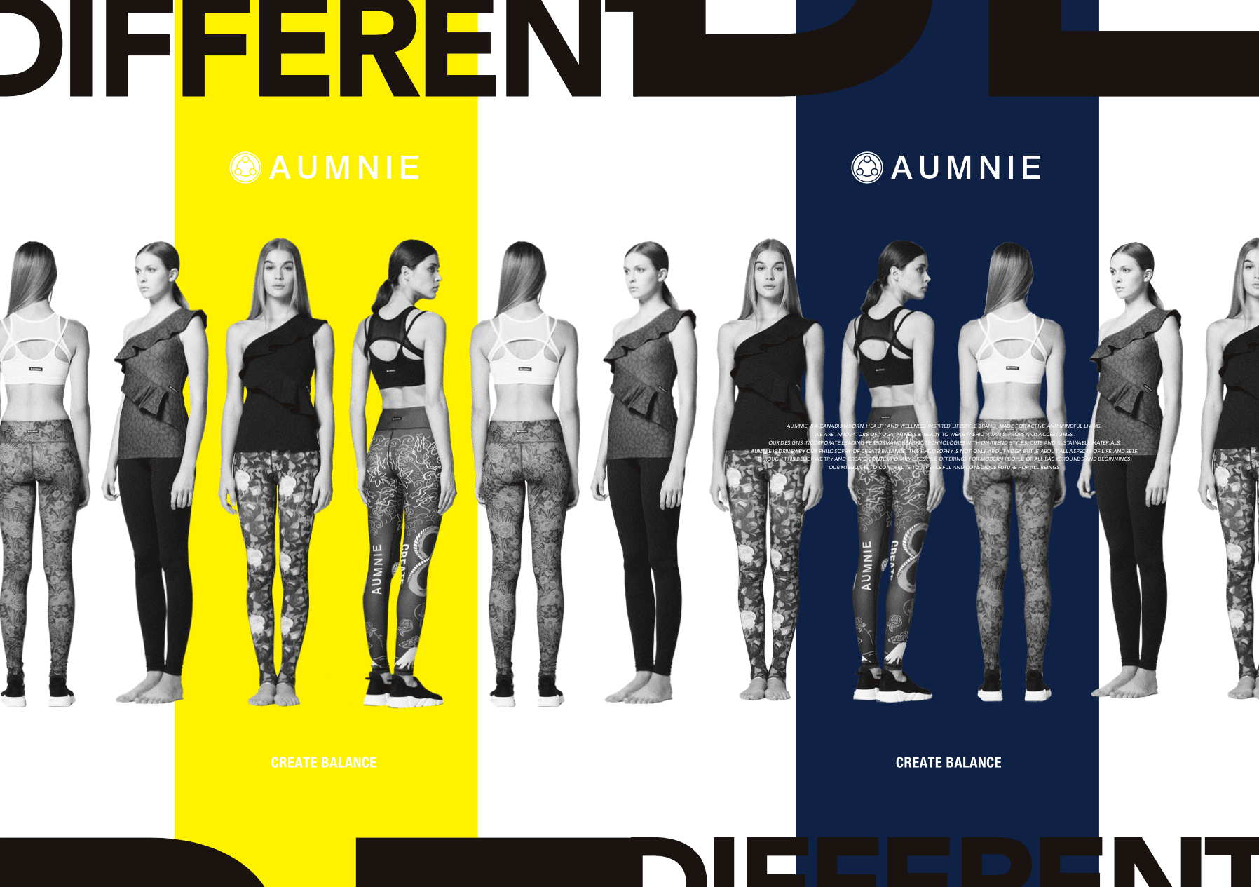 AUMNIE 2018 SS "BE DIFFERENT" LEAFLET