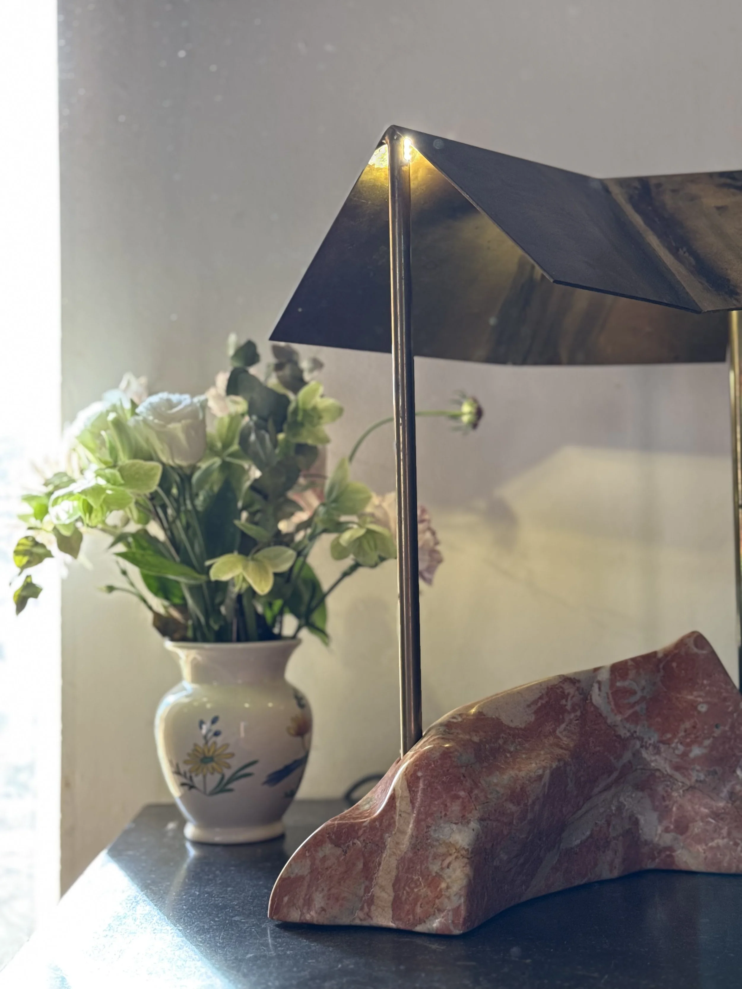 K-Apex-Brass-Marble-Lamp