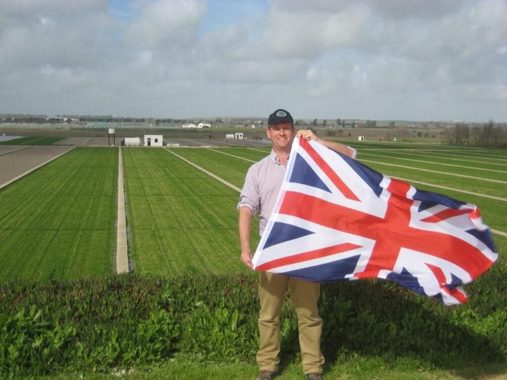 British watercress grower Damien now lives and farms in Jerez, Spain