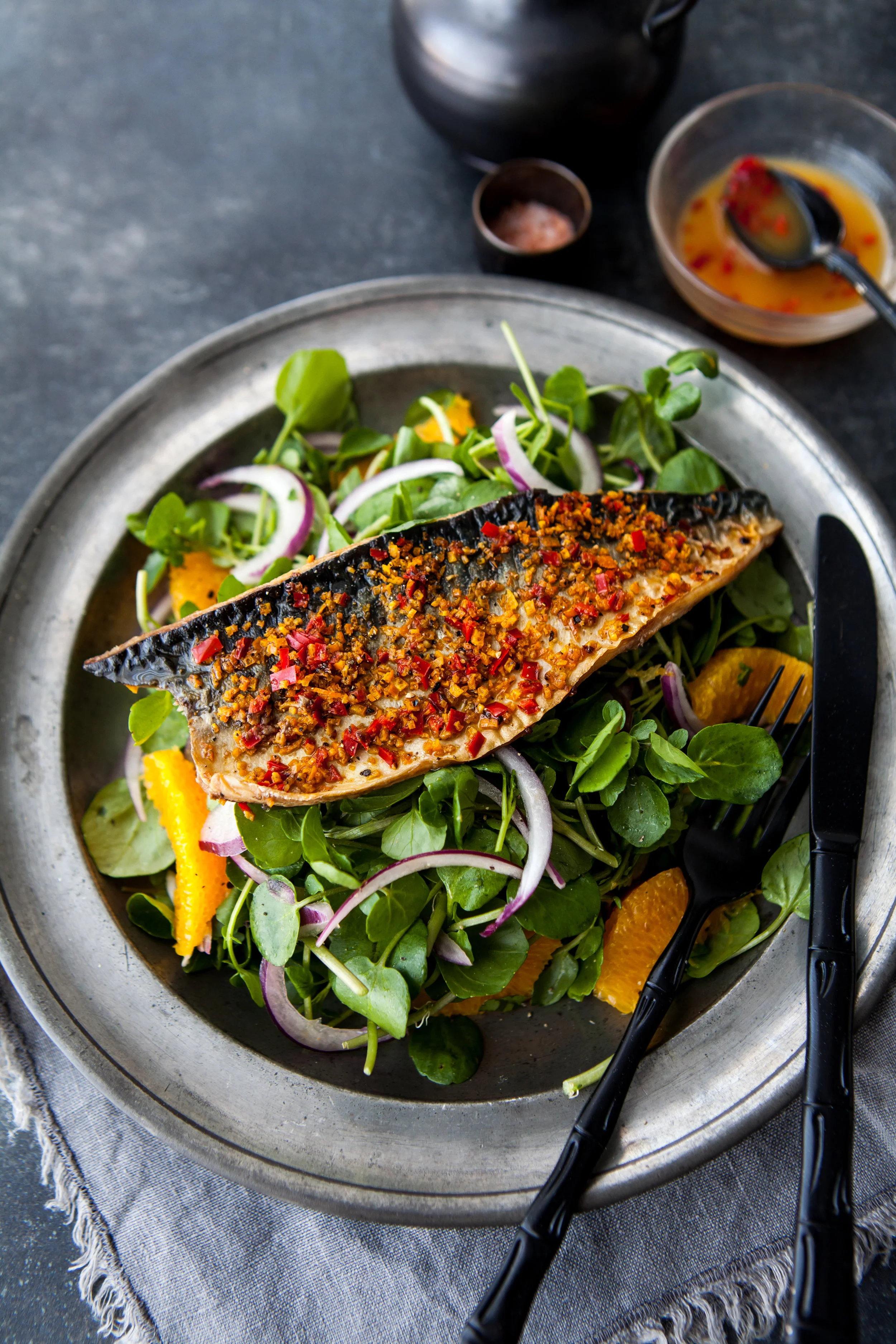 Grilled Mackerel & Watercress Salad with Orange & Chilli 3.jpg