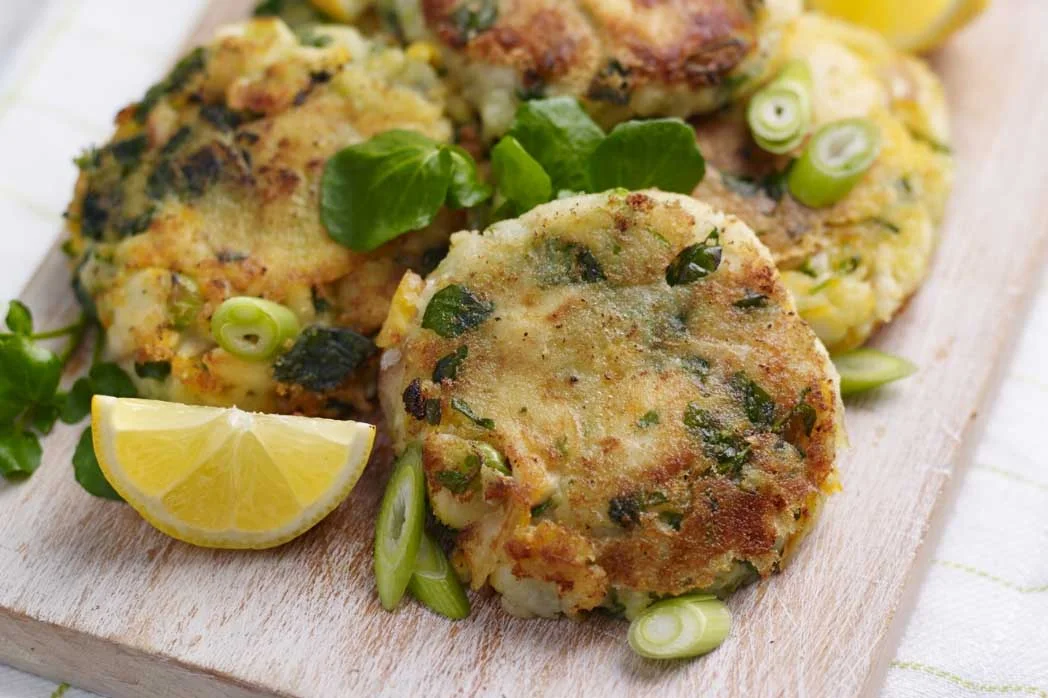 Smoked haddock and watercress fishcakes
