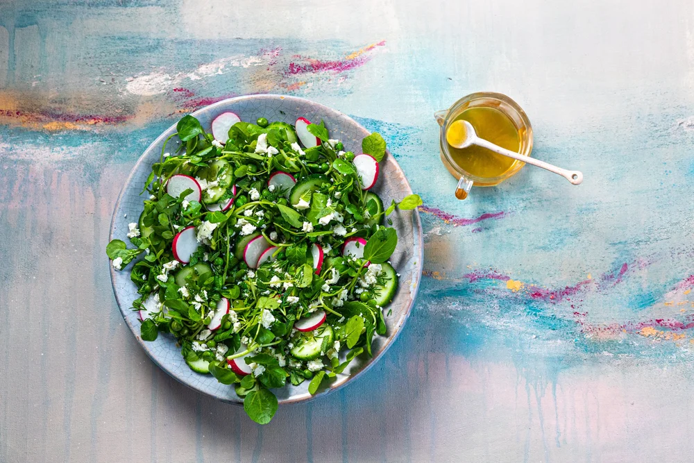 Fresh & Zesty Salad with Yuzu Honey Dressing  Watercress | Health, Recipes  & More