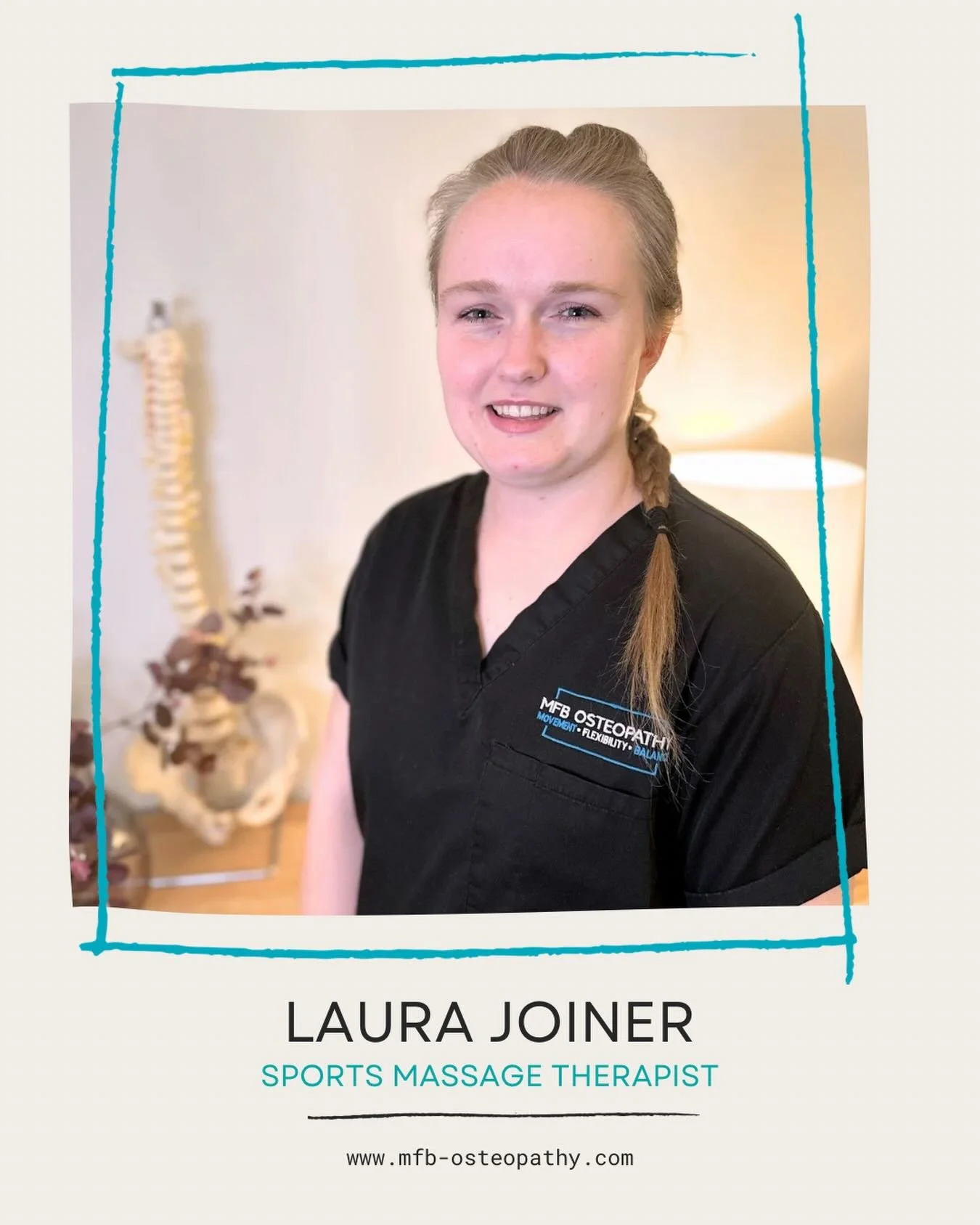 ✨ We&rsquo;re super excited to introduce the newest member of the MFB Osteo team &ndash; Laura Joiner! ✨

Laura is a skilled sports massage therapist with a passion for sports performance, recovery and long-term injury management 💪
 With a backgroun