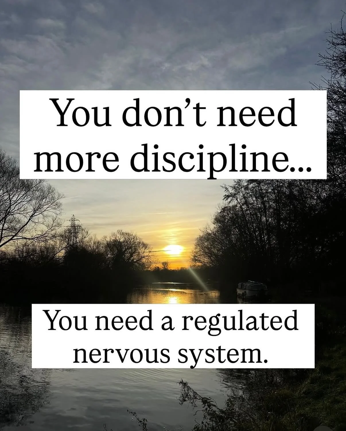 You think you need more discipline&hellip; but what you actually need is a regulated nervous system 🌿

It&rsquo;s become such a buzzword.
 But how do you know if you&rsquo;re regulated&hellip; or just running on stress?

Unregulated often looks like