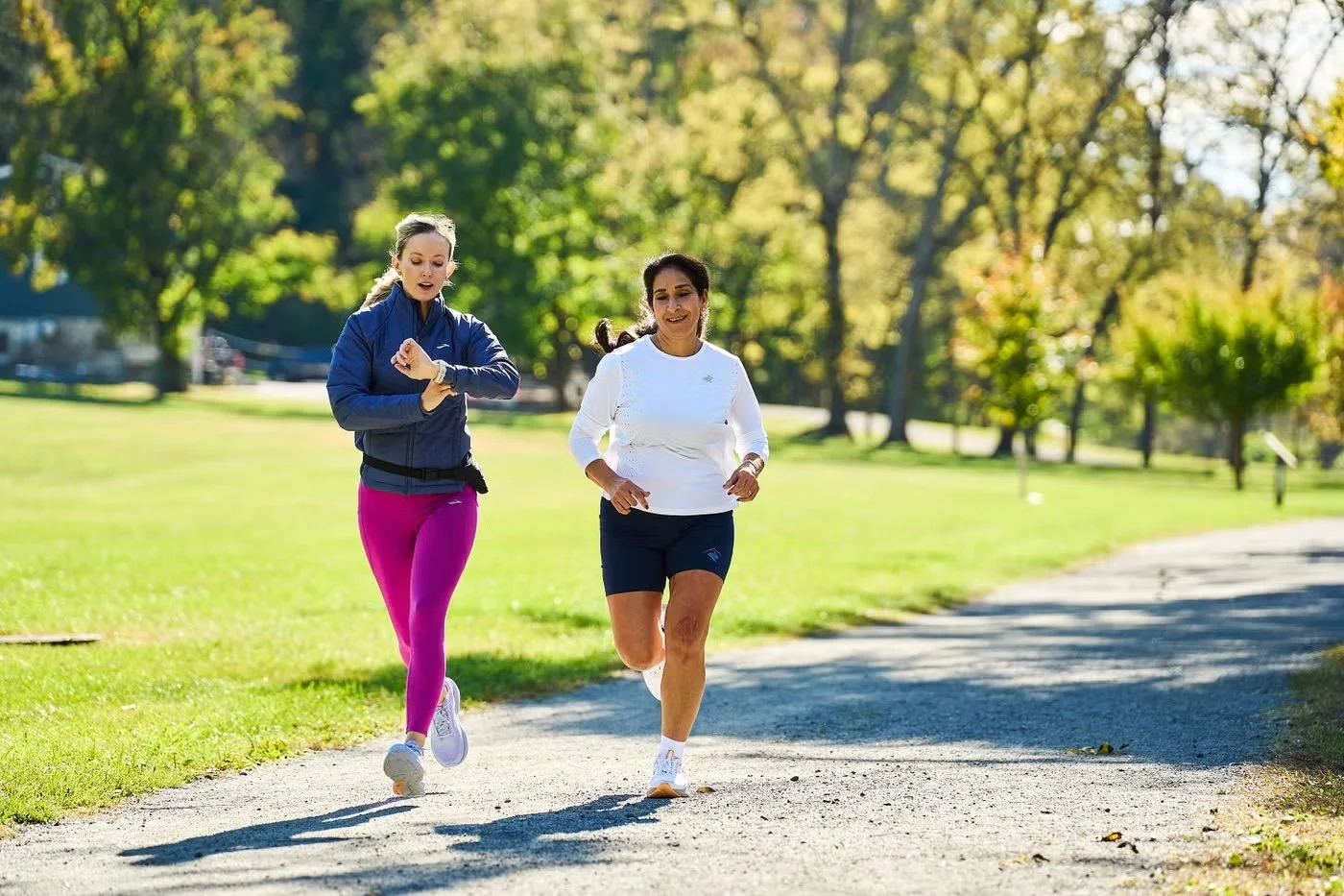 runner training outdoors in spring supporting mobility and injury prevention Hoddesdon