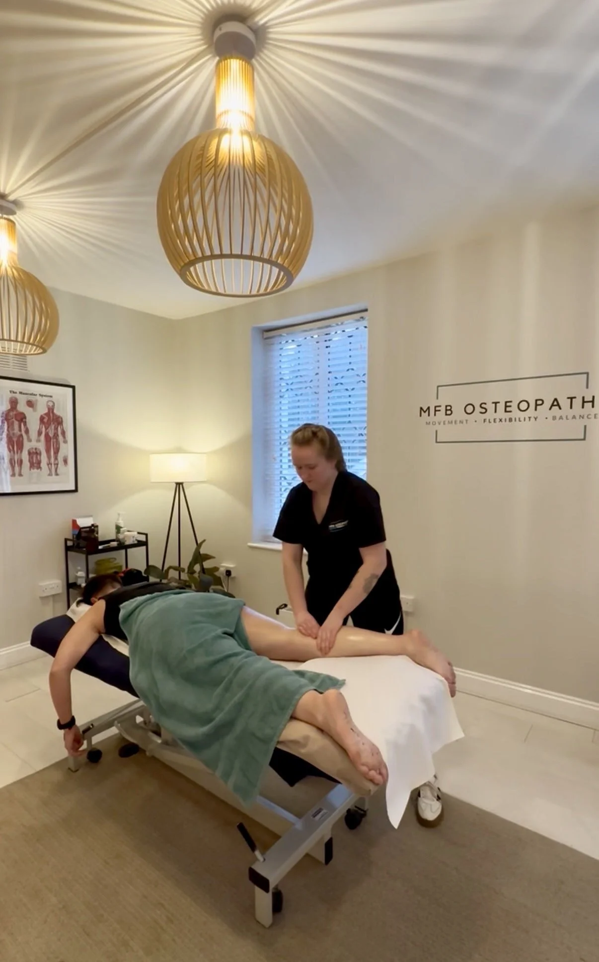 sports massage treatment at MFB Osteopathy Hoddesdon