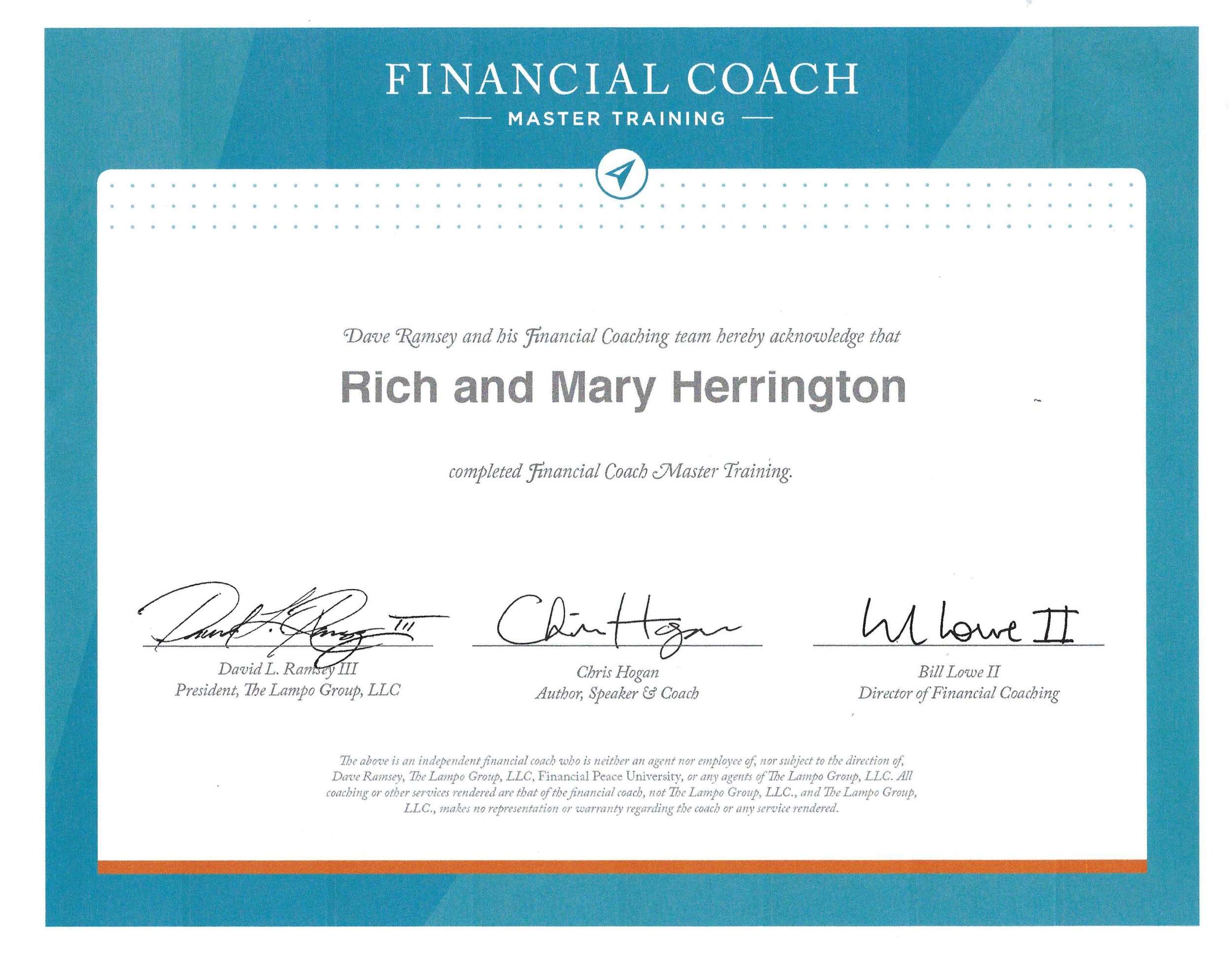 Dave Ramsey Certification — Budget Coach Me