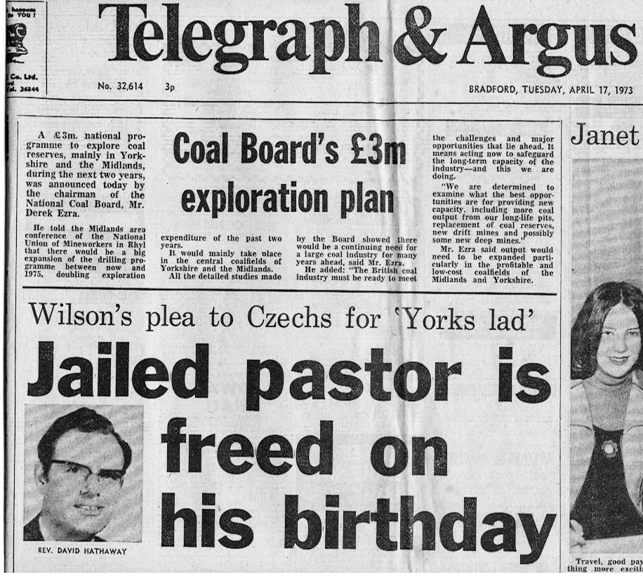 David's ministry to Russia and Europe began in 1961 when he organised the first ever post-war overland expedition to Jerusalem - through Iron Curtain countries. Out of this, David began smuggling Bibles into Communist Russia and Eastern Europe until in 1972 when he imprisoned in Czechoslovakia. After serving just one year in prison, Harold Wilson personally came to release David, Easter 1973.