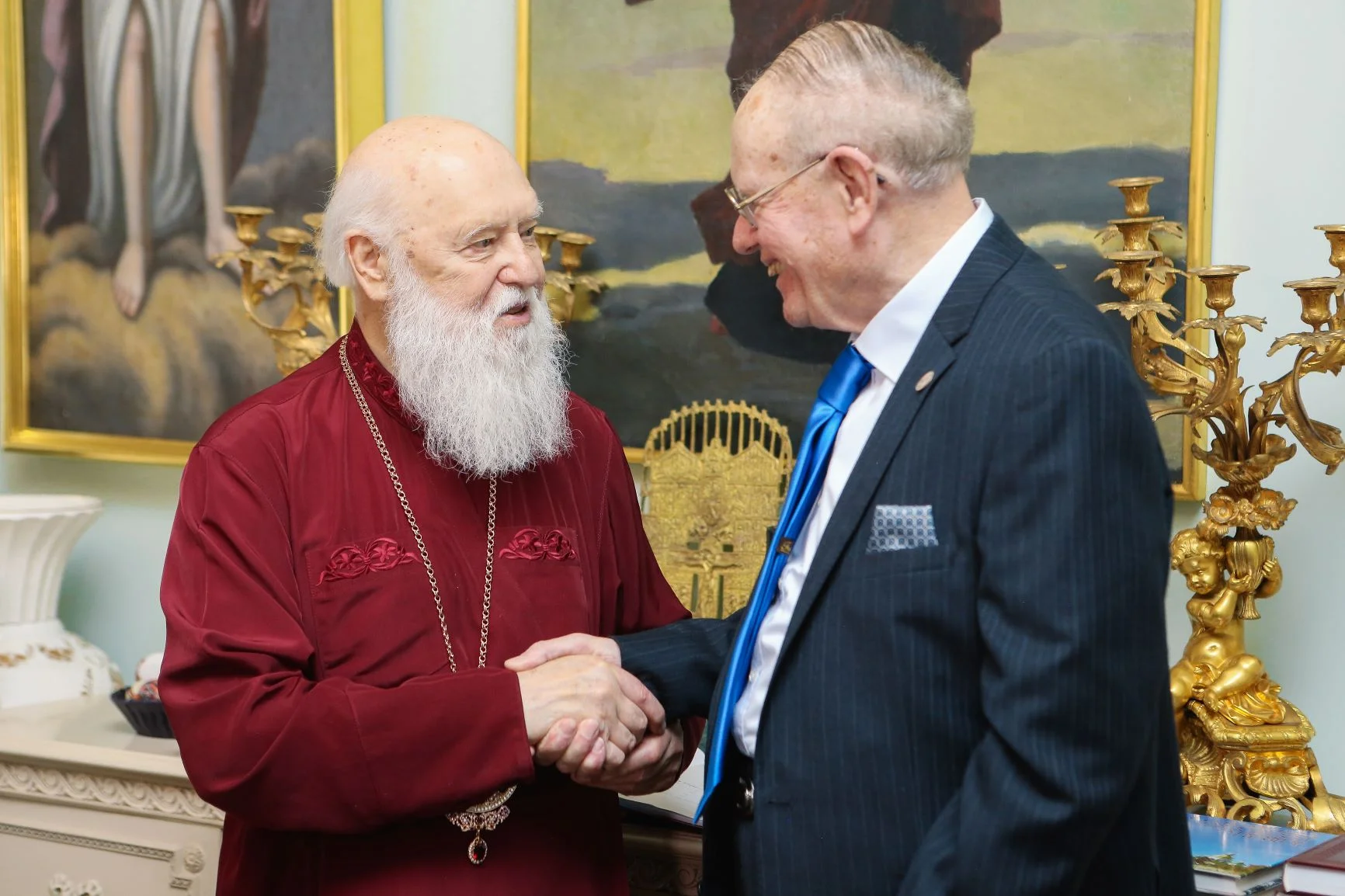 Meeting with Ukraine Patriarch