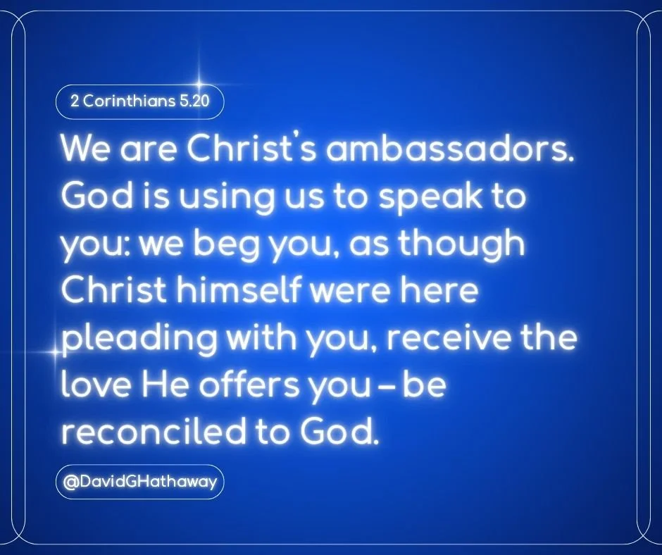 I want to challenge &ndash; and encourage you. We&rsquo;re not called to a life of ease and comfort. Nor was Christ. We&rsquo;re called into a life of service. Paul says we&rsquo;re &lsquo;ambassadors&rsquo; for Christ, 2 Cor 5:20. I&rsquo;m no bisho
