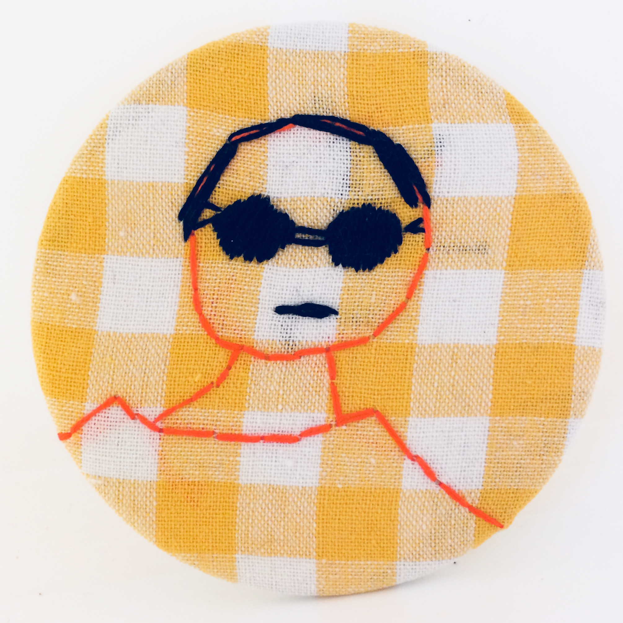 Big embroidered badge #12