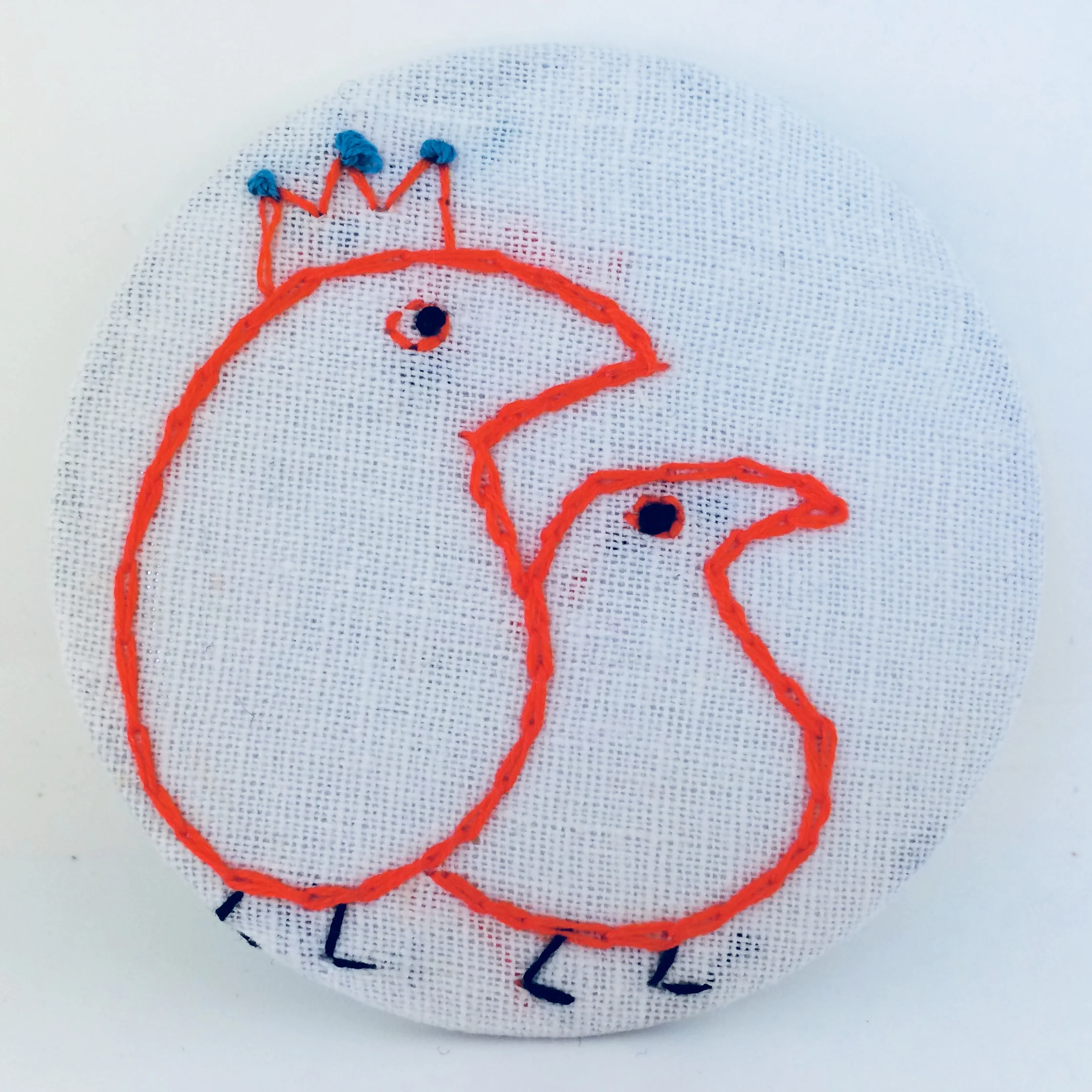 Big embroidered badge #14