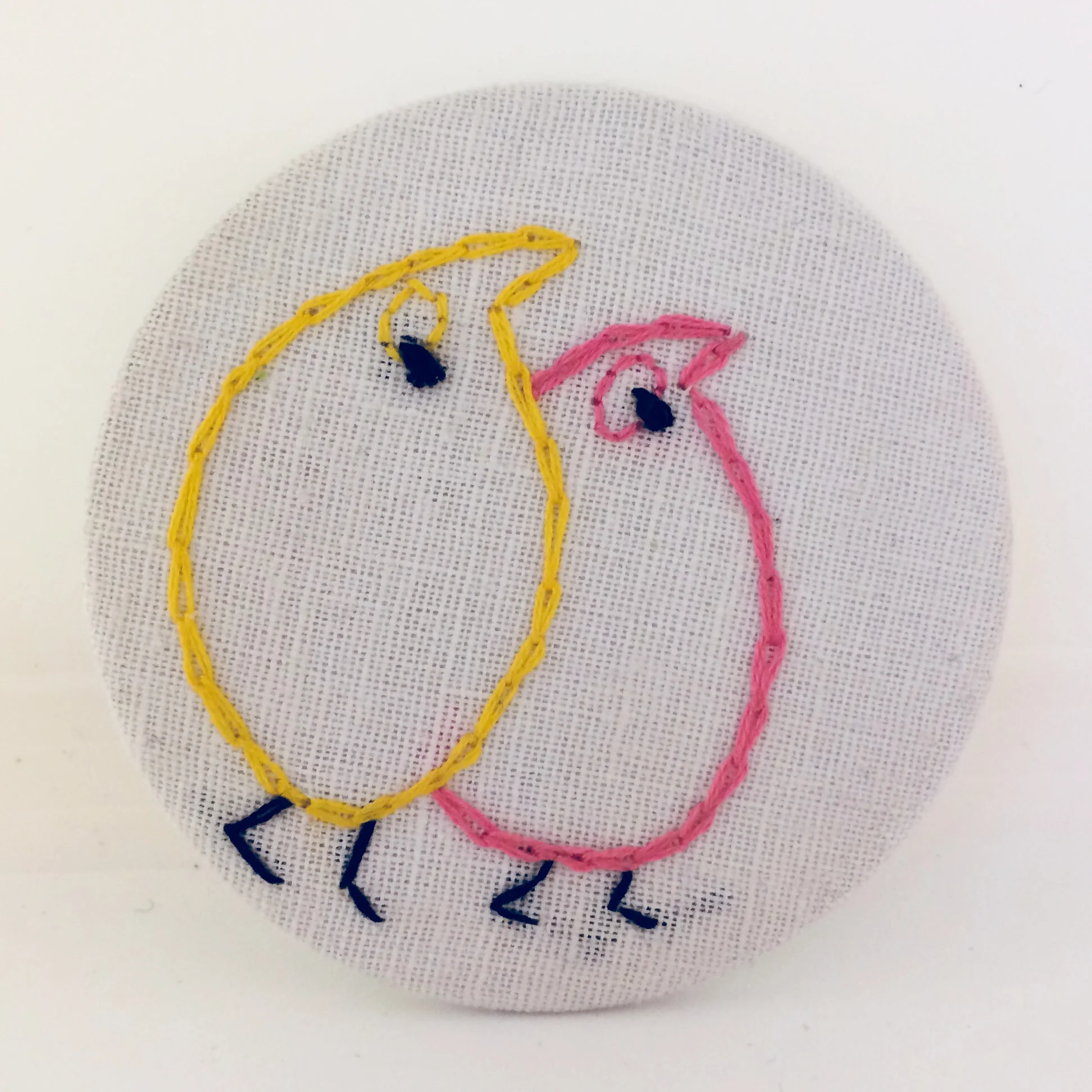 Big embroidered badge #16