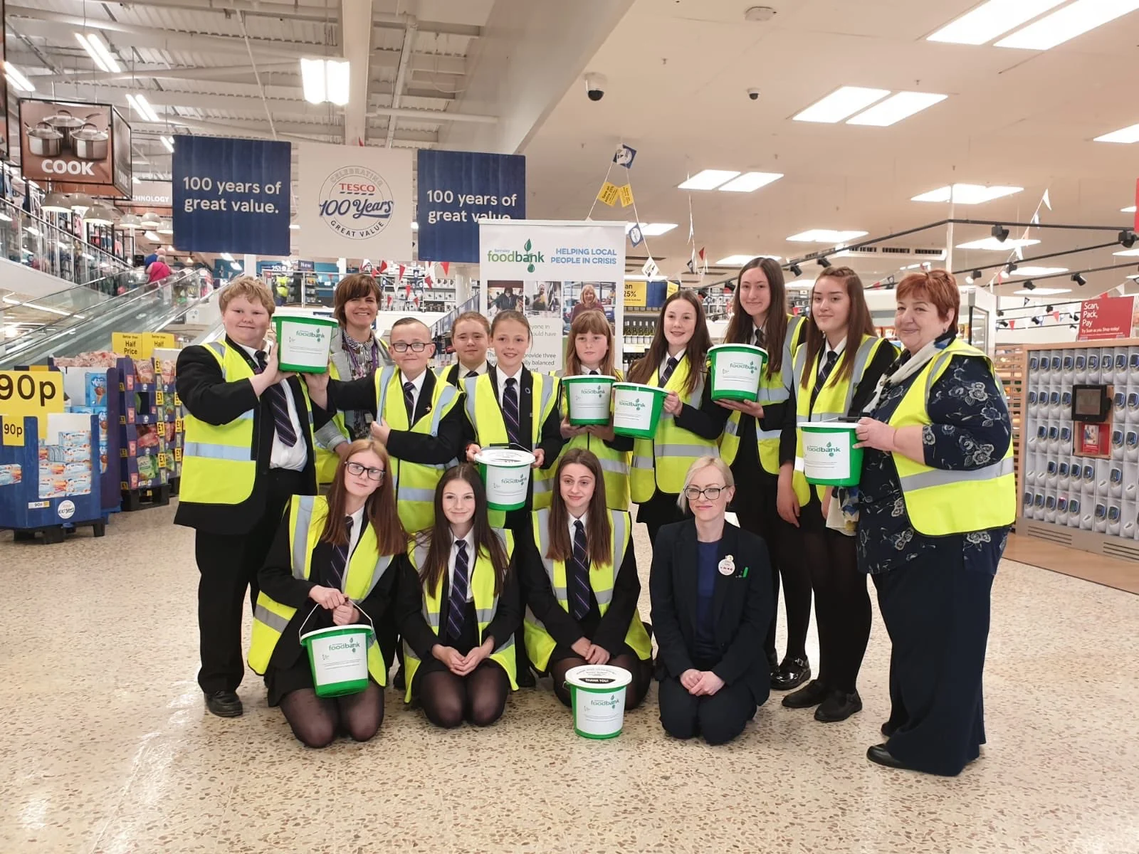 Barnsley Secondary School Students Take Action To Raise Awareness Of Food Poverty