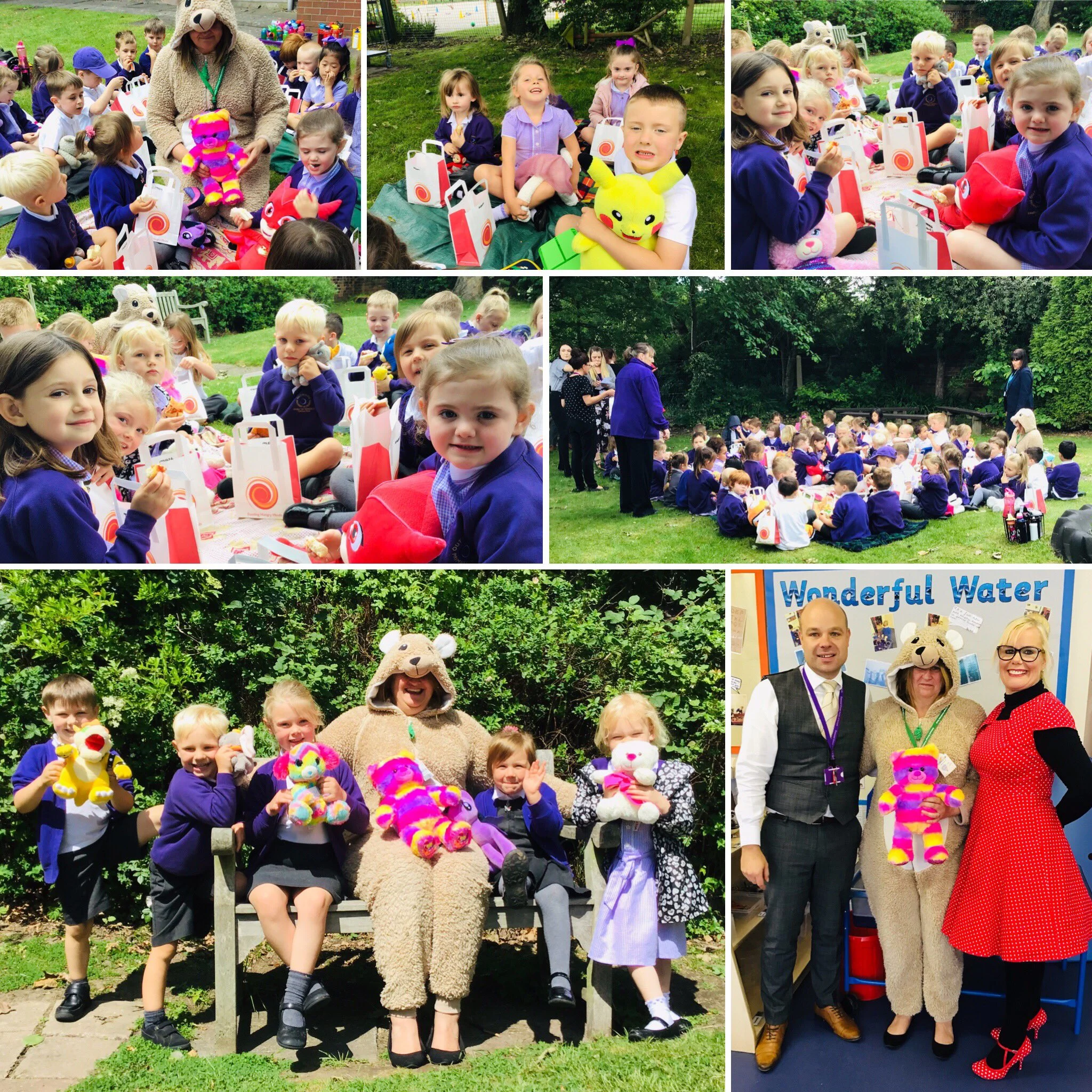 Young Children ‘Spread The Happiness’ On Teddy Bears’ Picnic