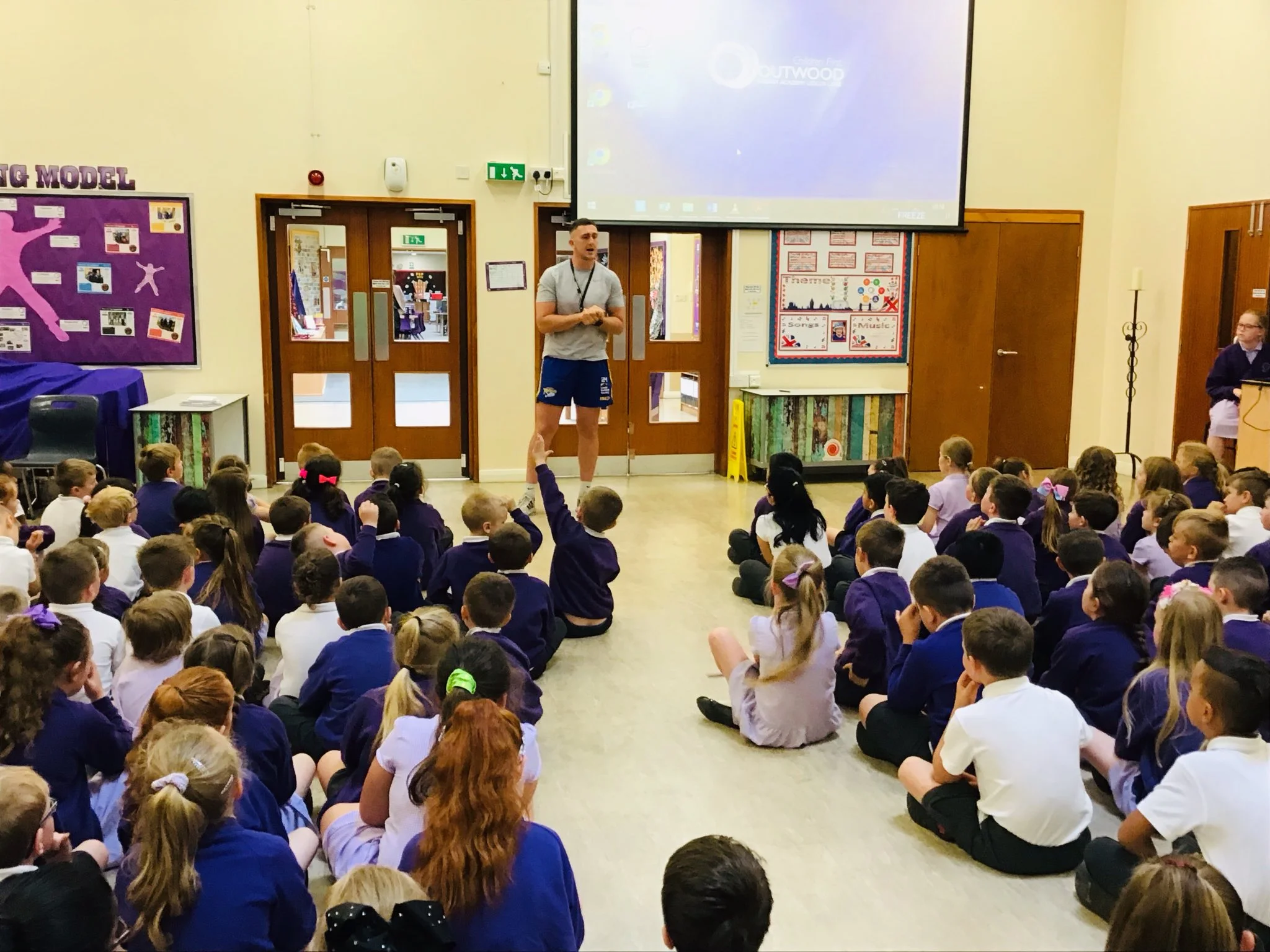 Rugby League Player Visits Local Primary School