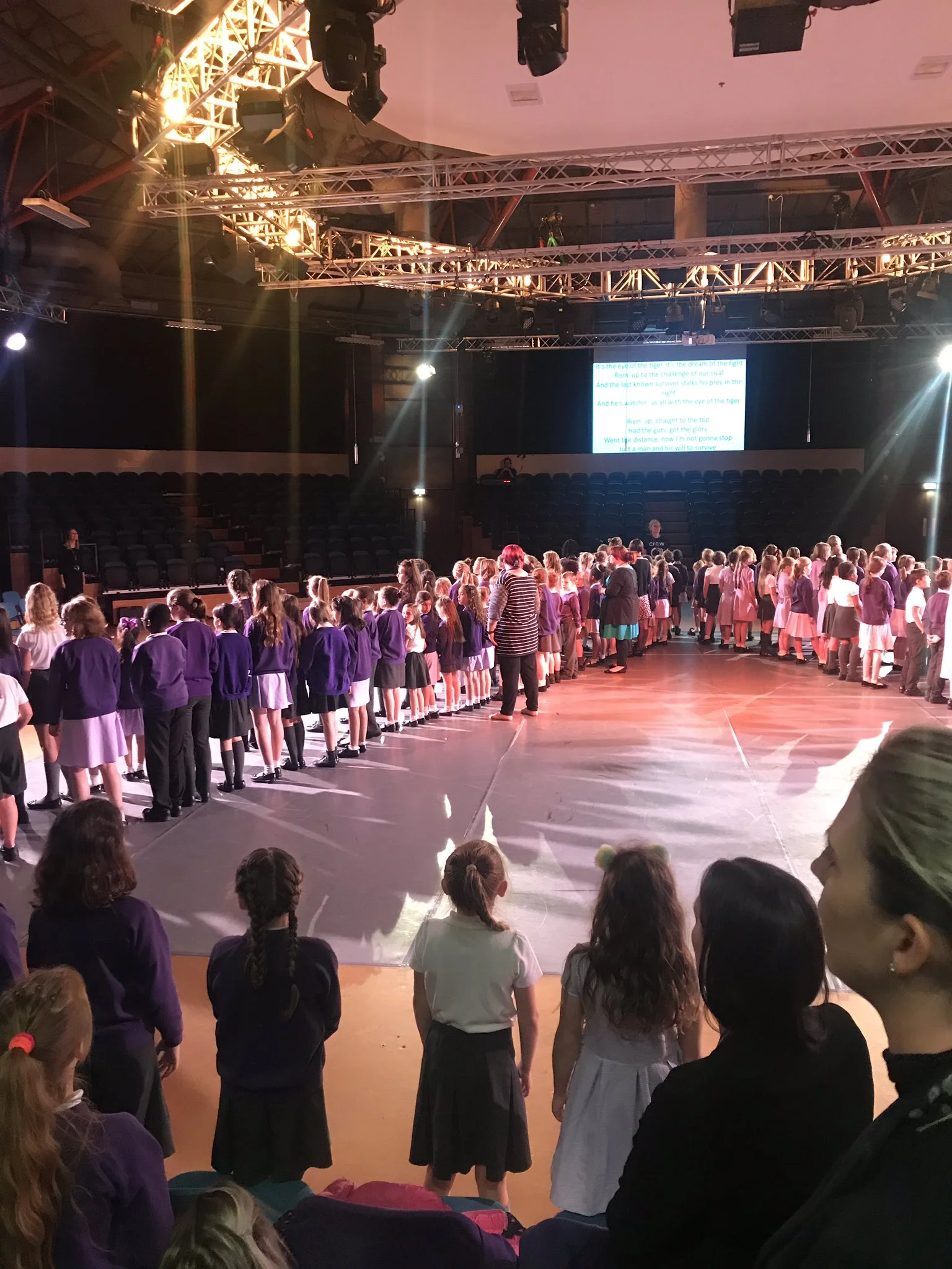 Children Take To The Stage At Sheffield Octagon For SHINE Event