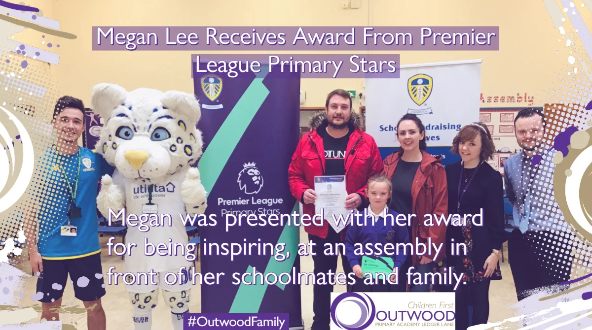 Wakefield Primary Academy Child Presented With  Premier League Primary Stars