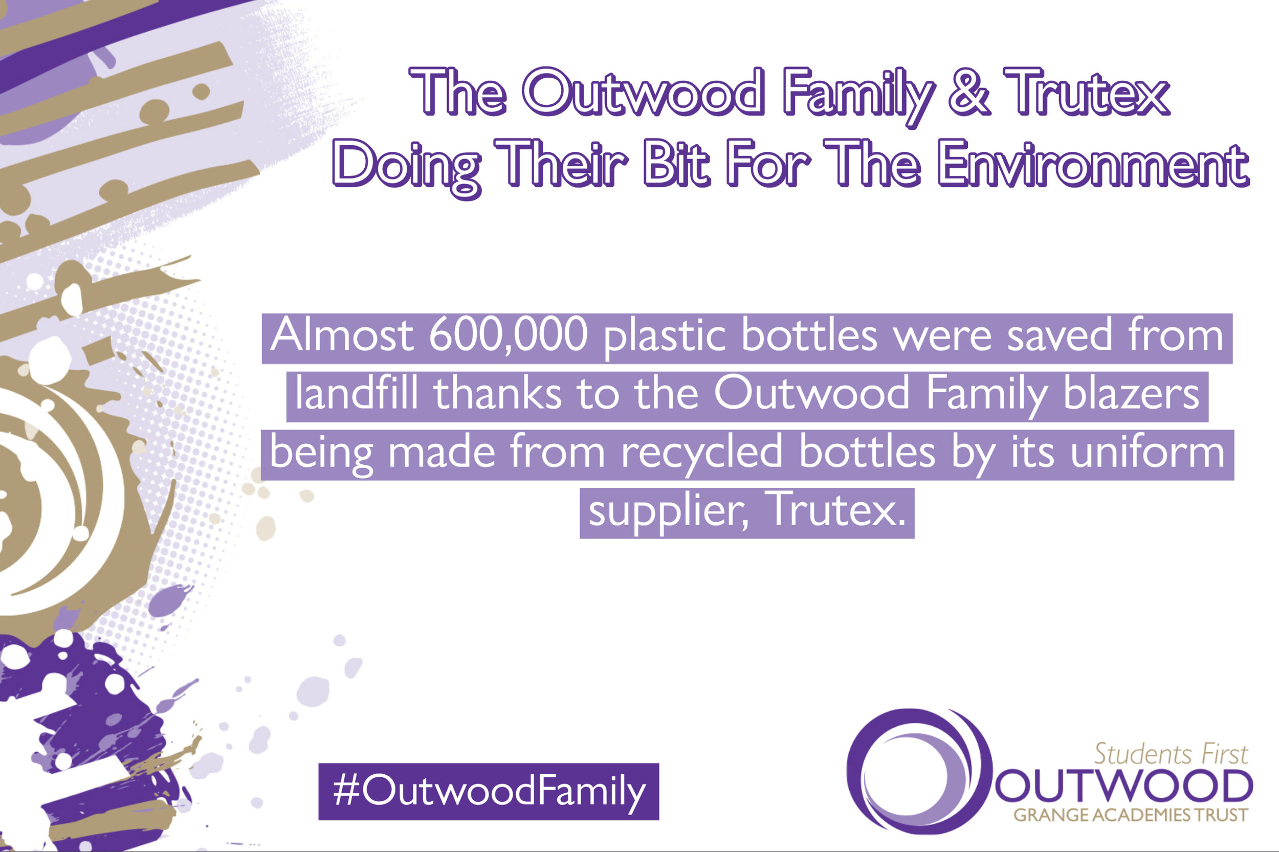 Academies Trust &amp; Uniform Supplier Doing Their Bit For The Environment
