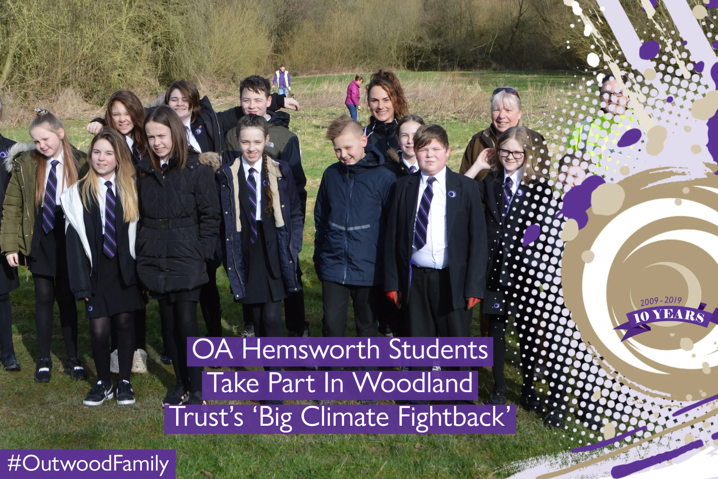 Hemsworth-Based Secondary Academy Students Take Part In Woodland Trust’s ‘Big Climate Fightback’