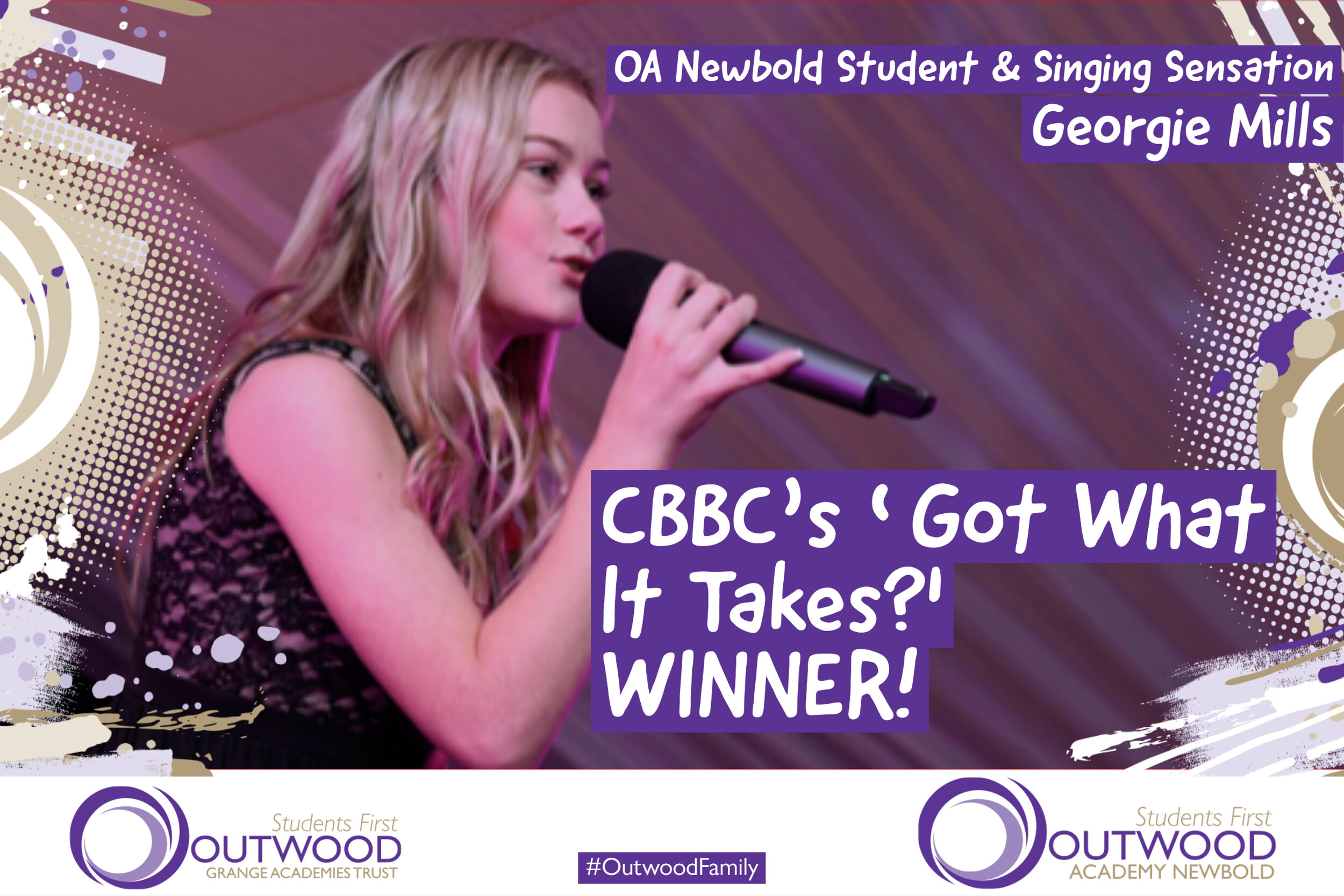 OA Newbold Student Wins CBBC Talent Show