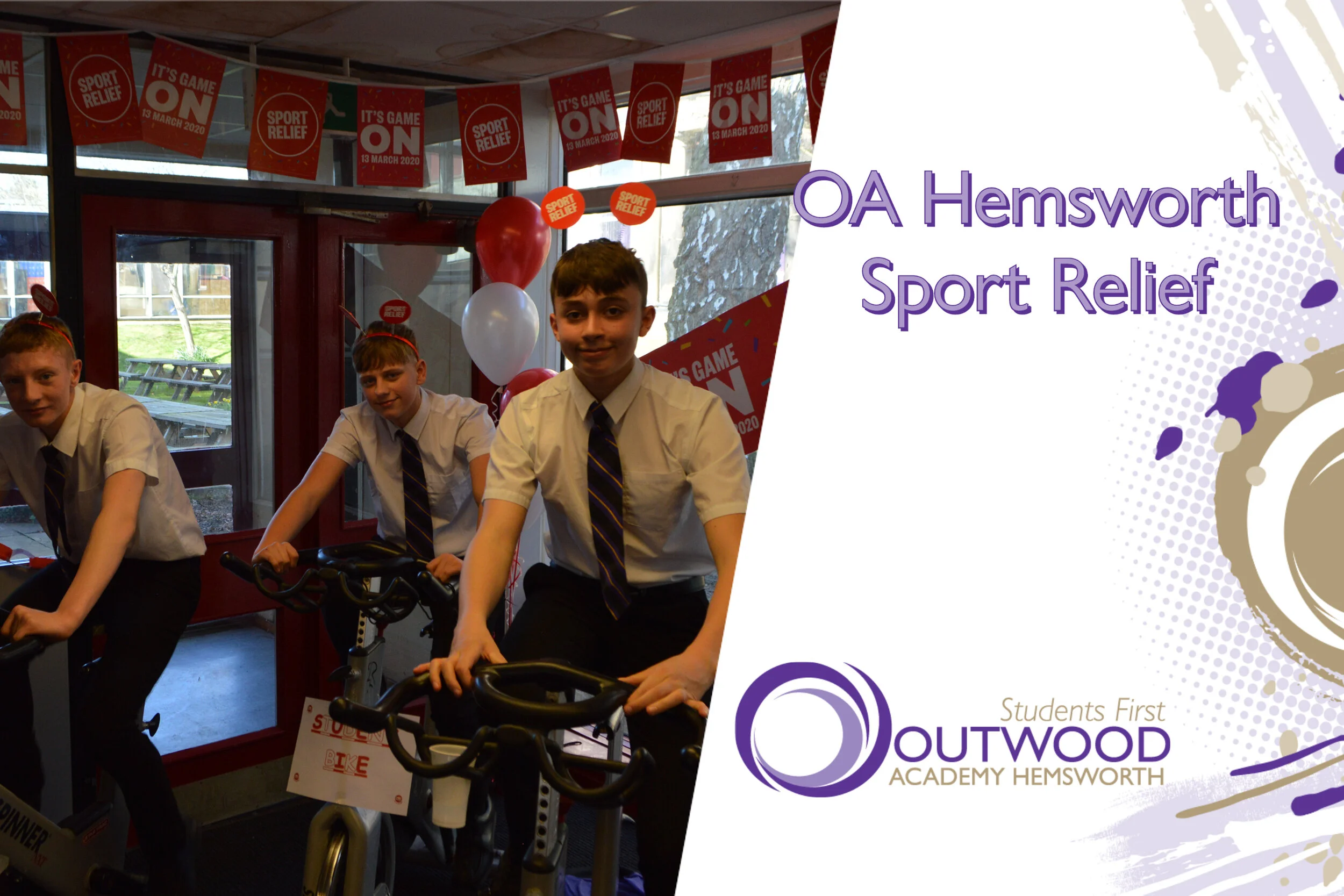 Sport Relief Fun At Outwood Academy Hemsworth