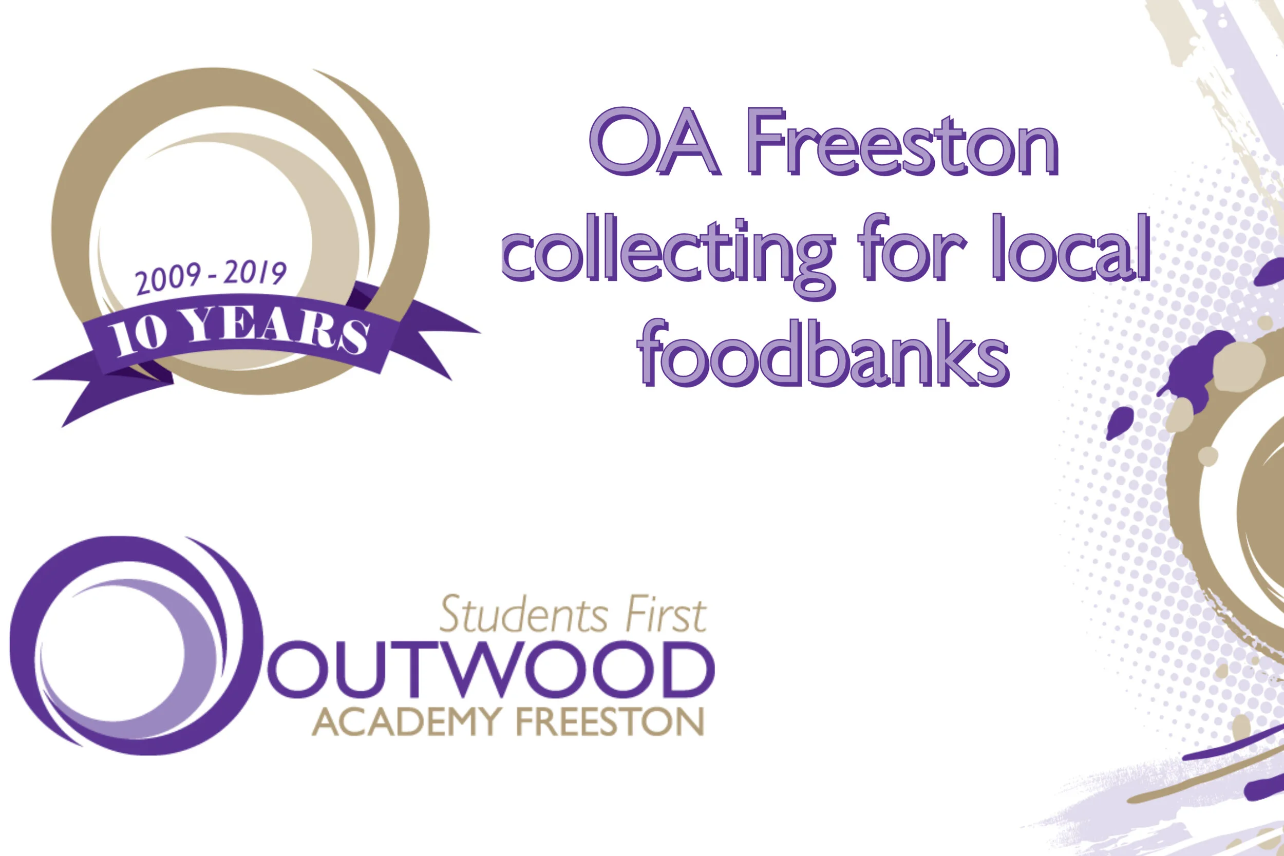 Outwood Academy Freeston Collecting Food For Local Foodbanks