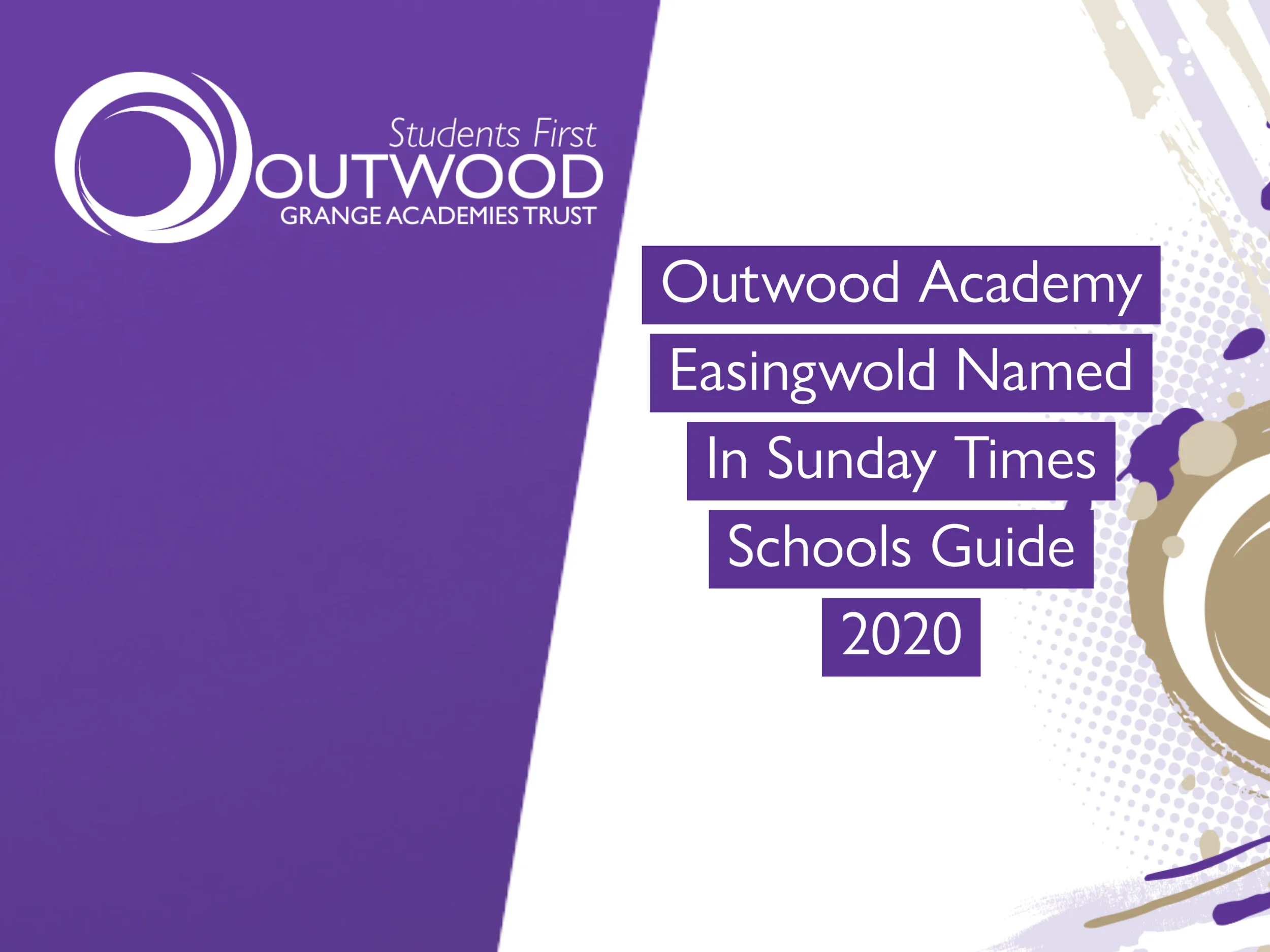 Outwood Academy Easingwold Named In Sunday Times Schools Guide 2020