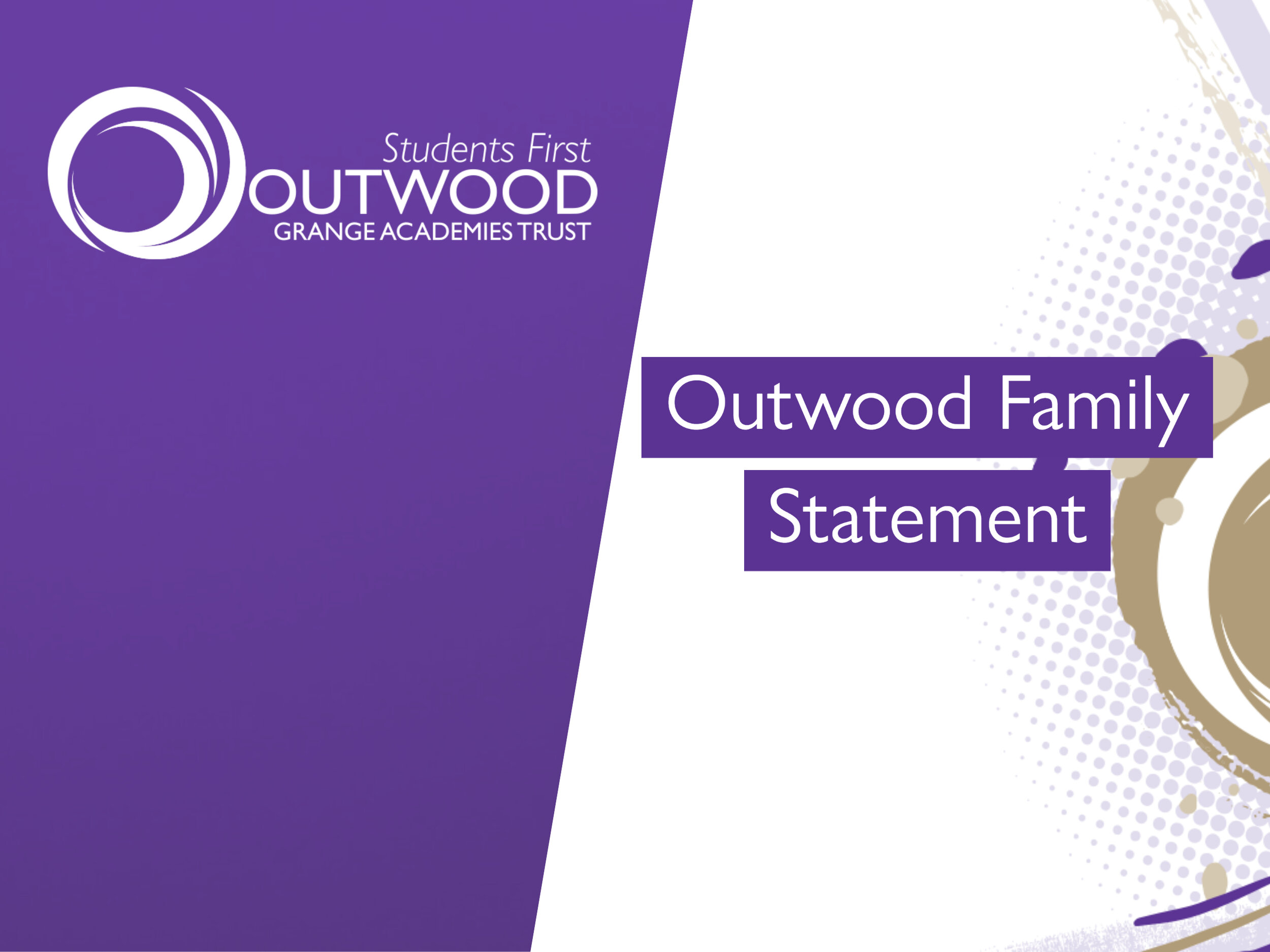 Outwood Family Statement