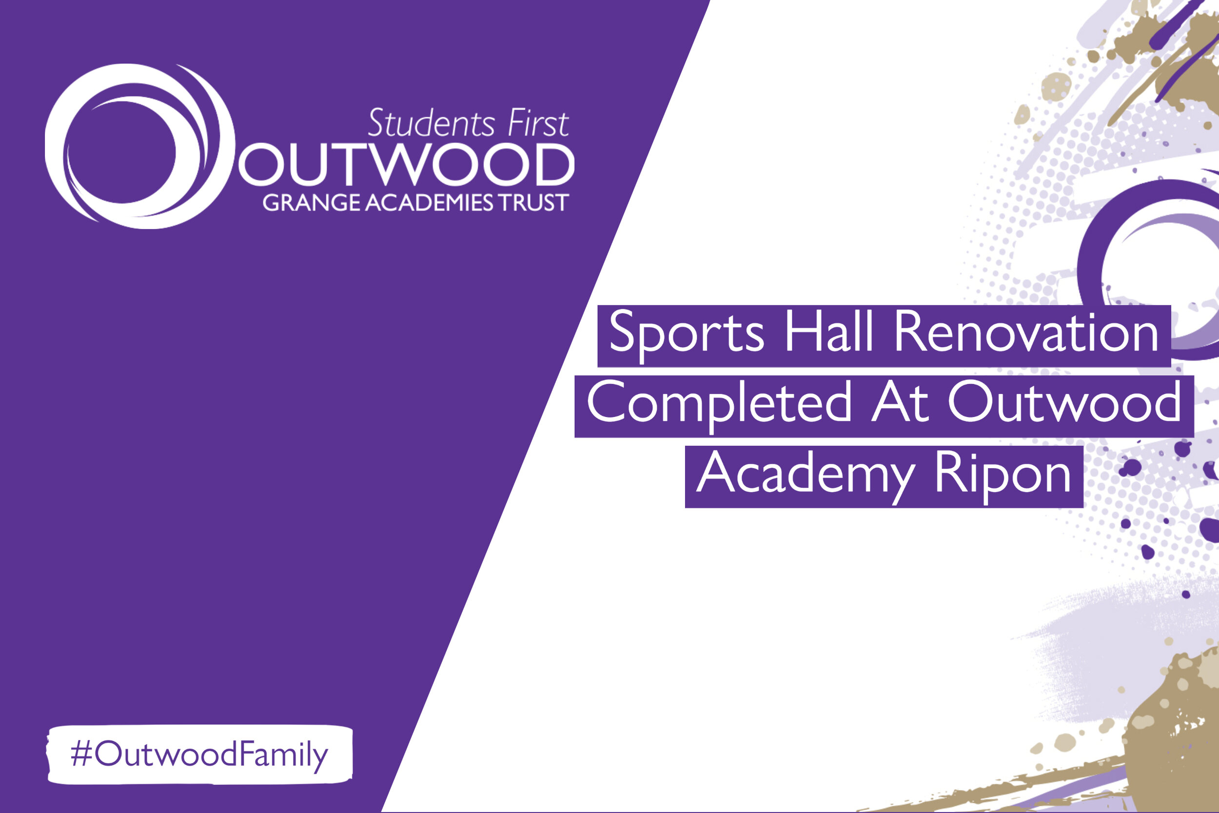 Sports Hall Renovation Completed At Outwood Academy Ripon