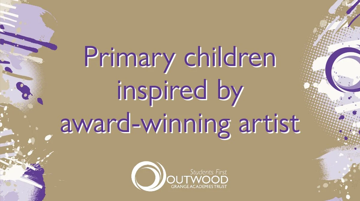 Primary children inspired by award-winning artist 
