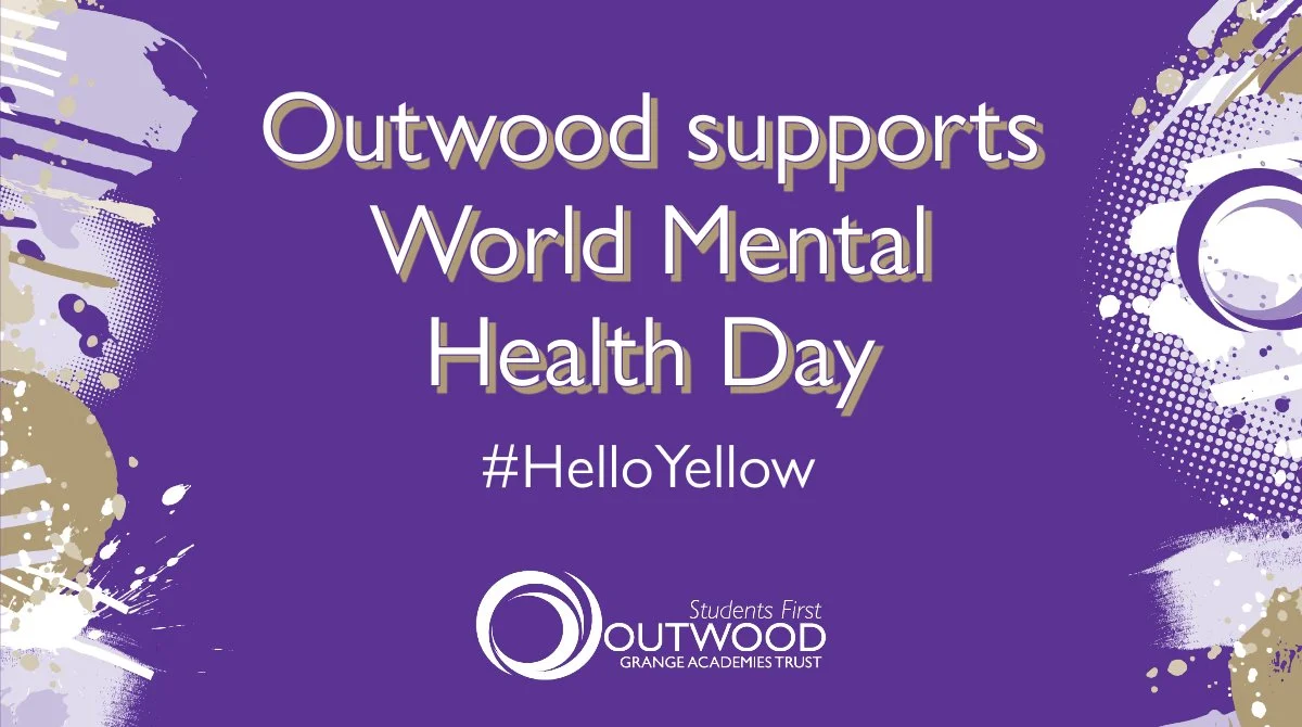 Students wear yellow in support of World Mental Health Day