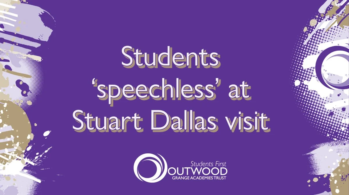 Students ‘speechless’ at Stuart Dallas visit