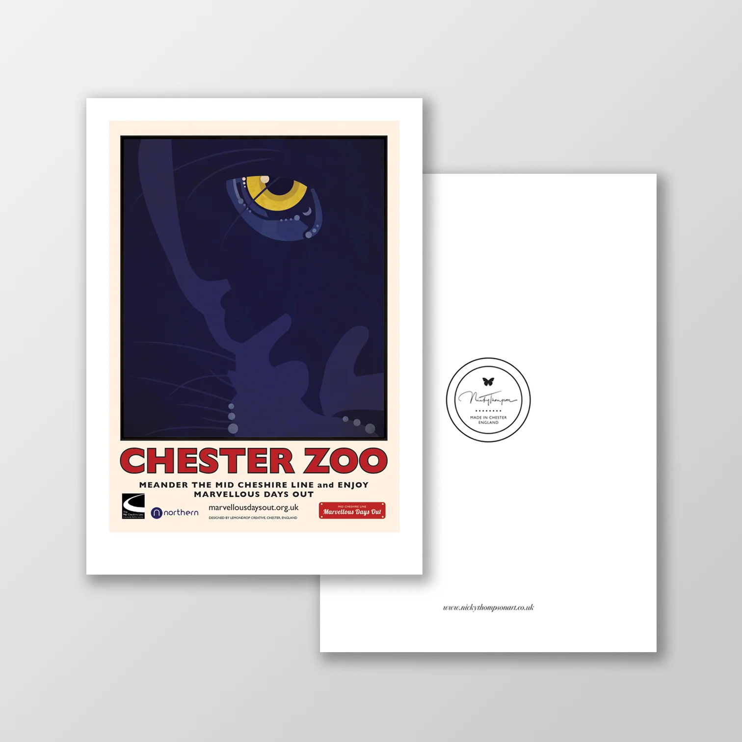 MCL - Jaguar A5 Signed Postcard