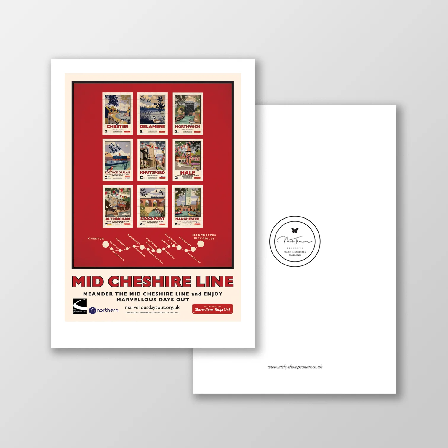 MCL Combined A5 Signed Postcard